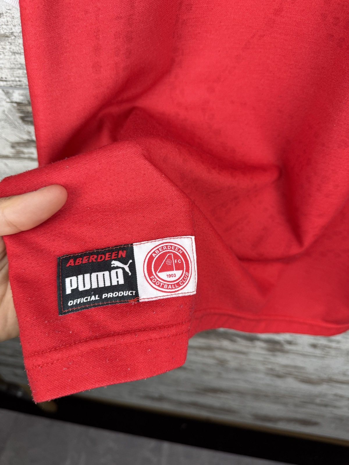 Puma Vintage Puma Aberdeen city T-shirt soccer jersey Scotland Size US L / EU 52-54 / 3 - 8 Thumbnail
