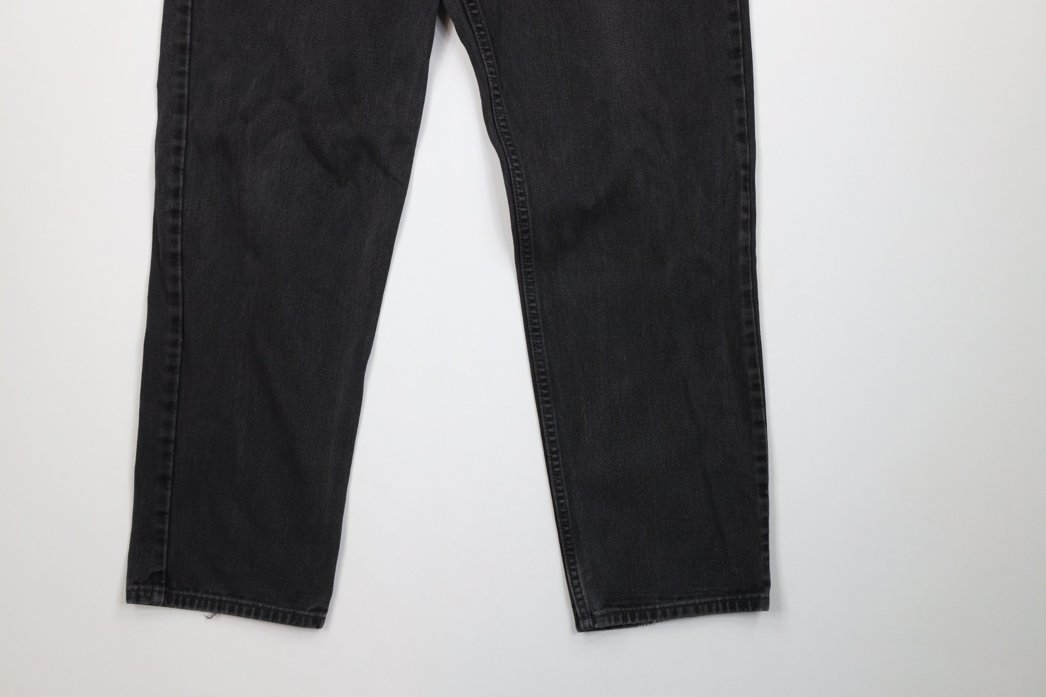Levi's Vintage Y2K 2003 Levis 550 Relaxed Fit Denim Jeans Black Size US 36 / EU 52 - 4 Thumbnail