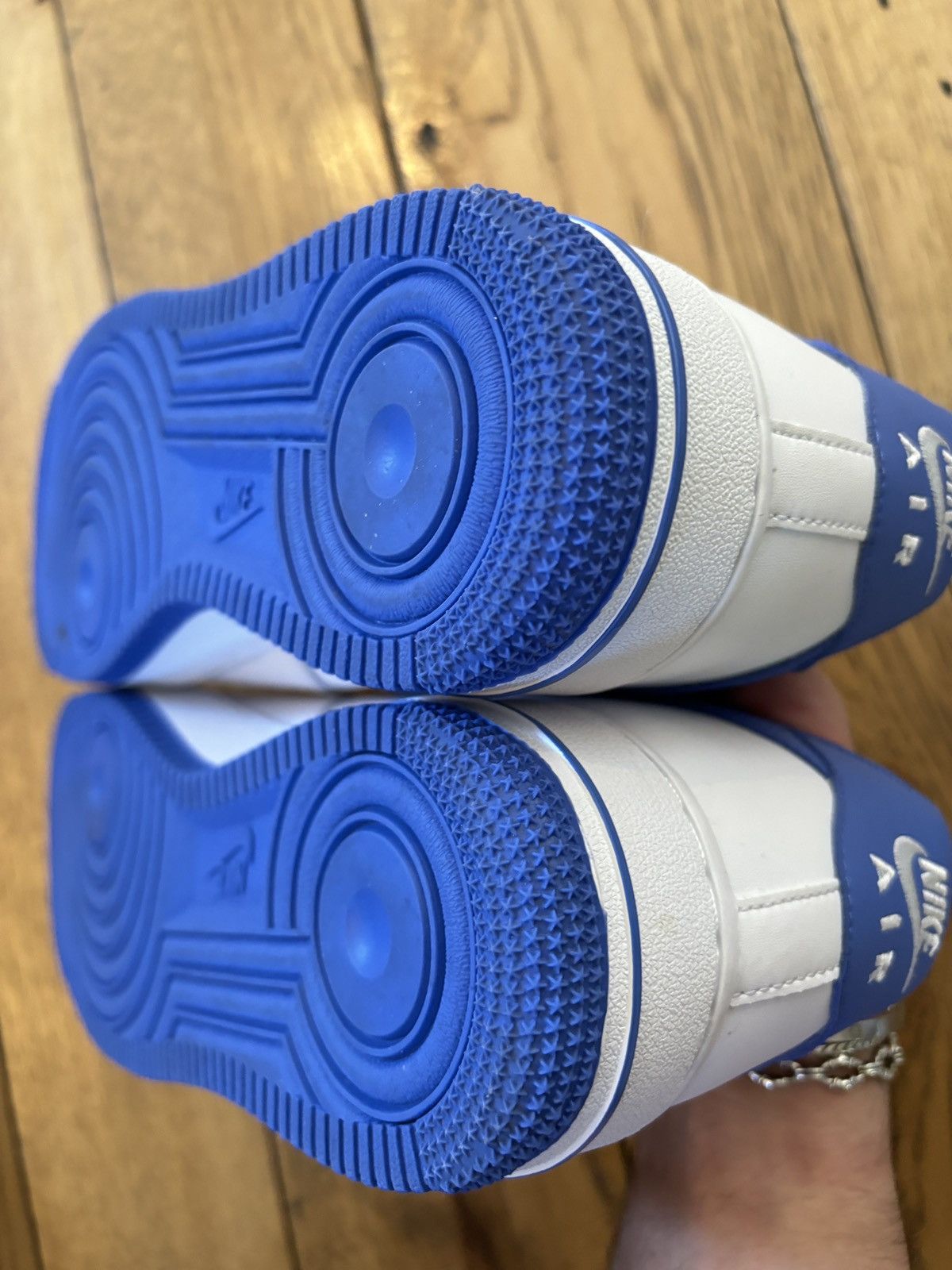 Nike Nike Air Force 1 ‘07 Medium Blue Size US 9 / EU 42 - 9 Thumbnail