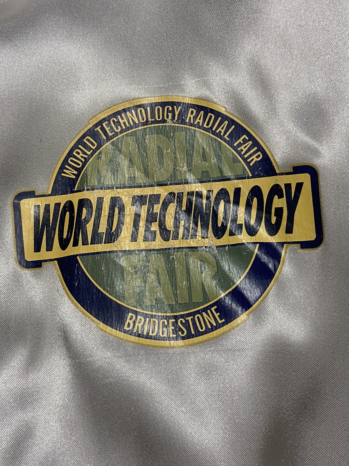 Vintage Vintage 90s Bridgestone World Technology Bomber Jacket Size US M / EU 48-50 / 2 - 3 Thumbnail