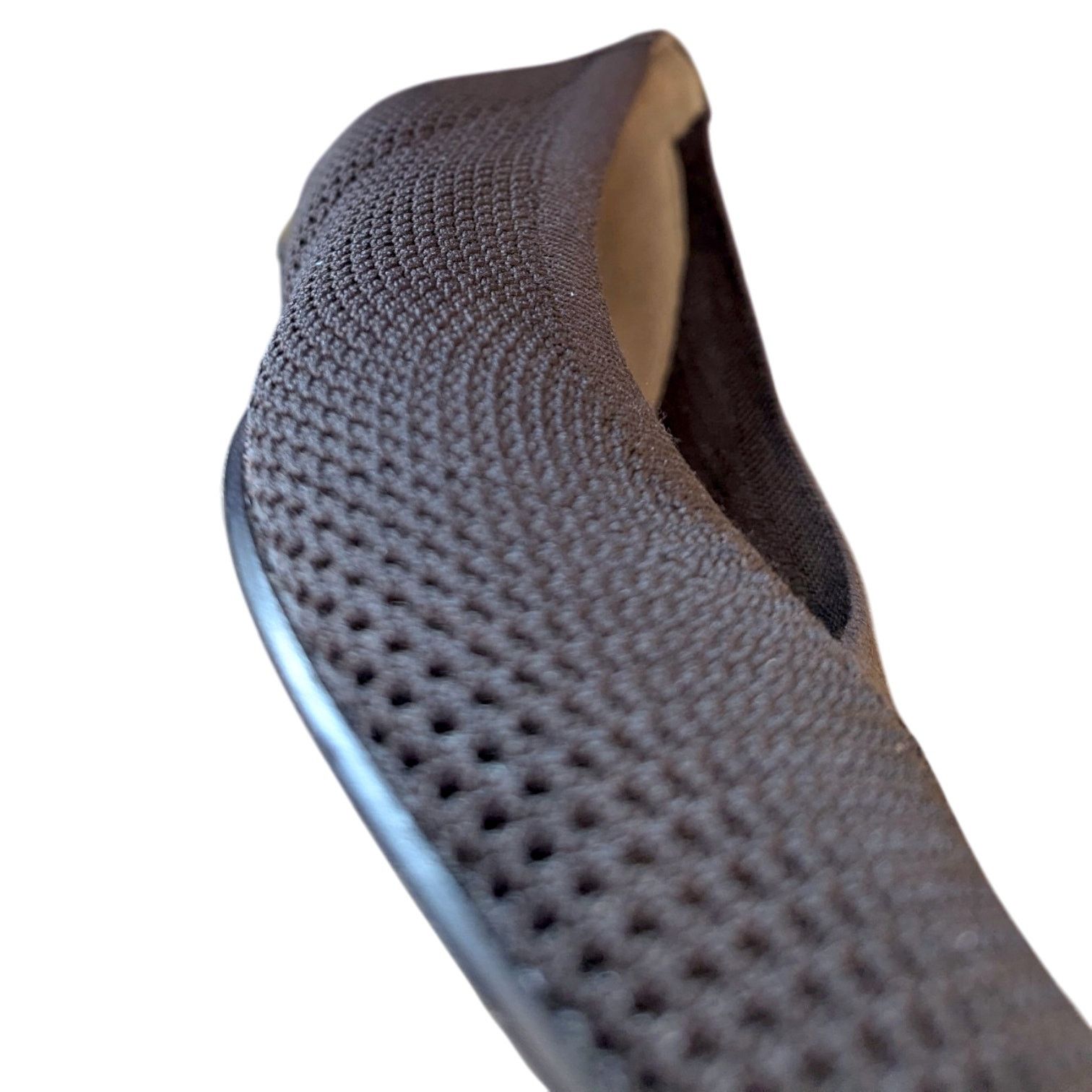 Eileen Fisher Eileen Fisher Leather Chocolate UNA Stretch Knit Ballet Flat Size US 9.5 / IT 39.5 - 8 Thumbnail