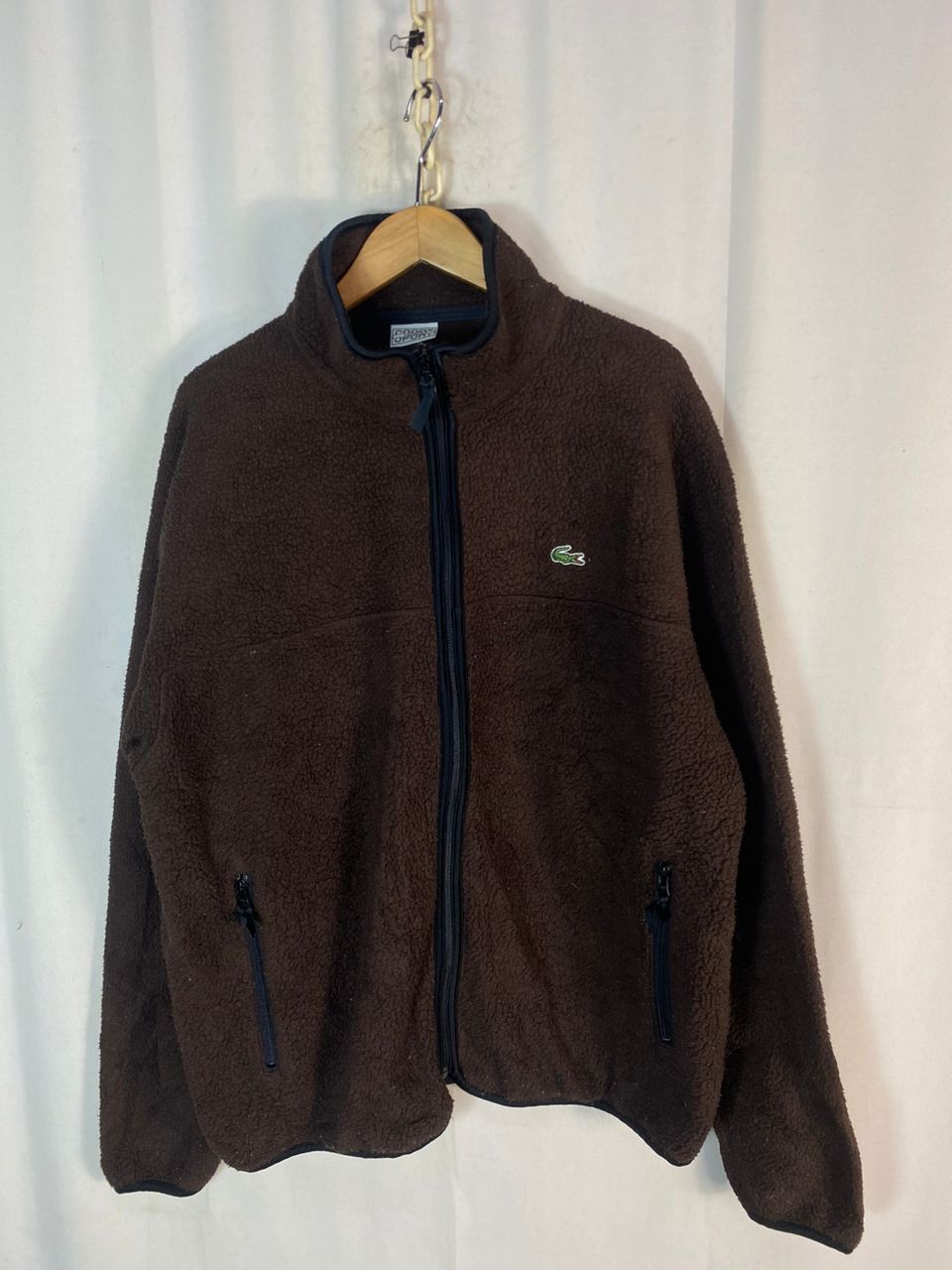 Lacoste × Polartec Lacoste sport small logo zipper fleece sweater Size US XL / EU 56 / 4 - 1 Thumbnail