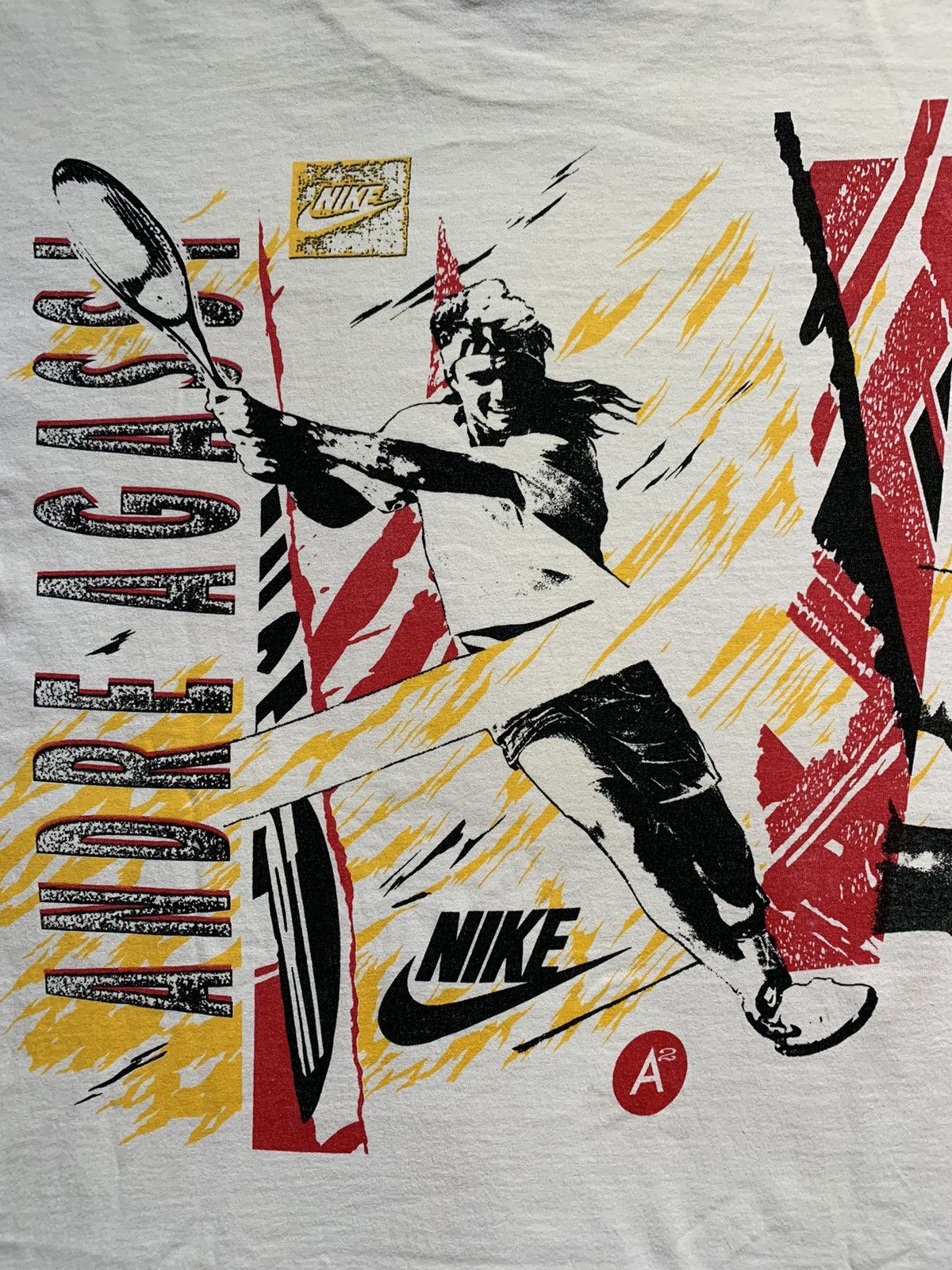 Nike Nike Andre Agassi Tees USA Size US XL / EU 56 / 4 - 2 Thumbnail