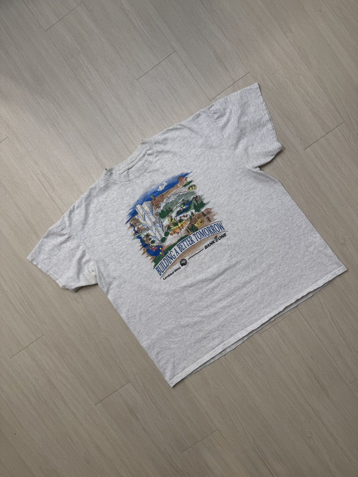 Other Building a Better Tomorrow Single Stitch Vintage Shirt Size US XL / EU 56 / 4 - 2 Thumbnail