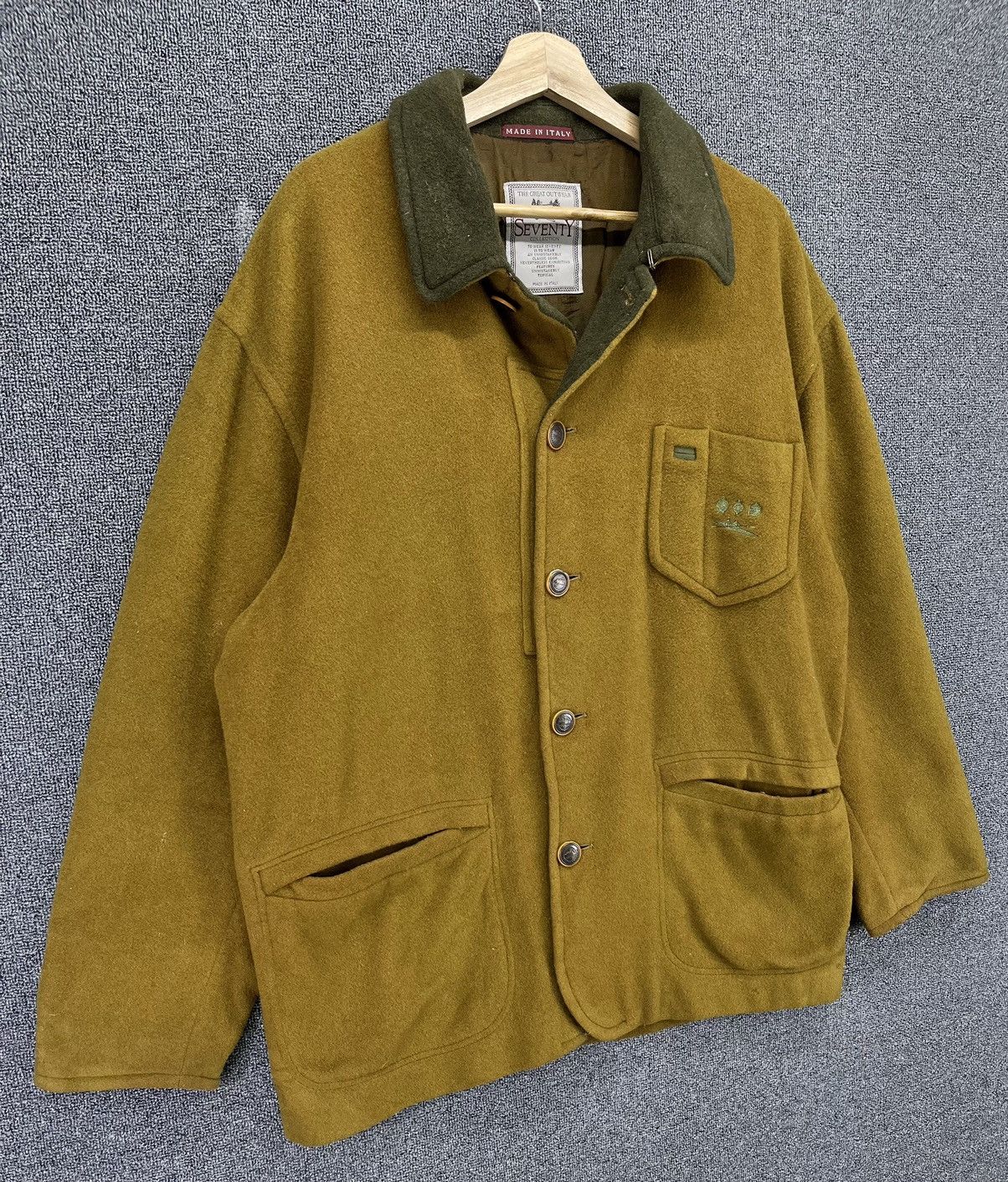 Vintage Vintage Seventy Collection Made In Italy Wool Jacket Size US M / EU 48-50 / 2 - 2 Thumbnail
