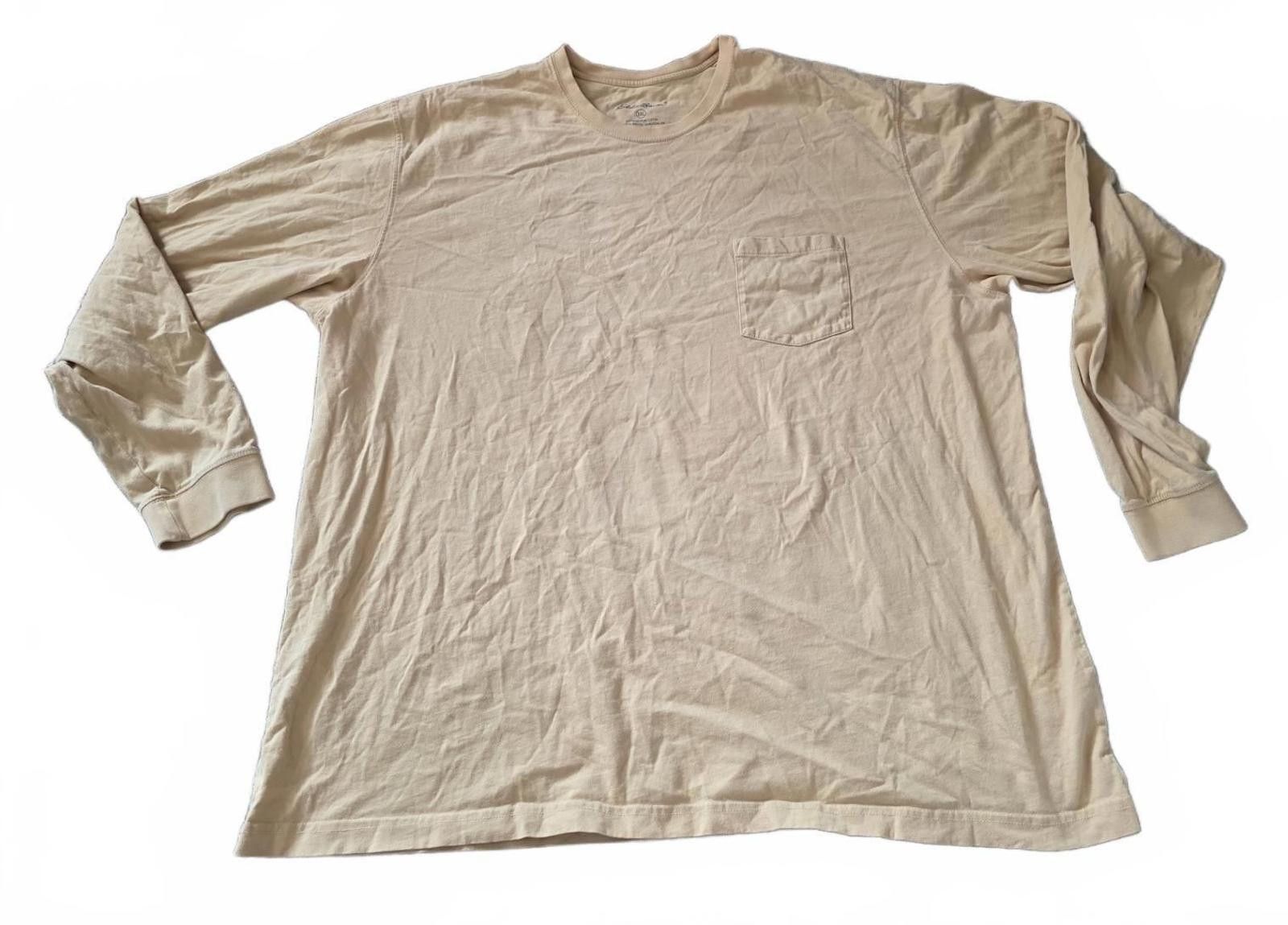 Eddie Bauer Eddie Bauer Long Sleeve Pocket Tee Yellow Shirt Mens XXL 3X Size US XXL / EU 58 / 5 - 3 Thumbnail
