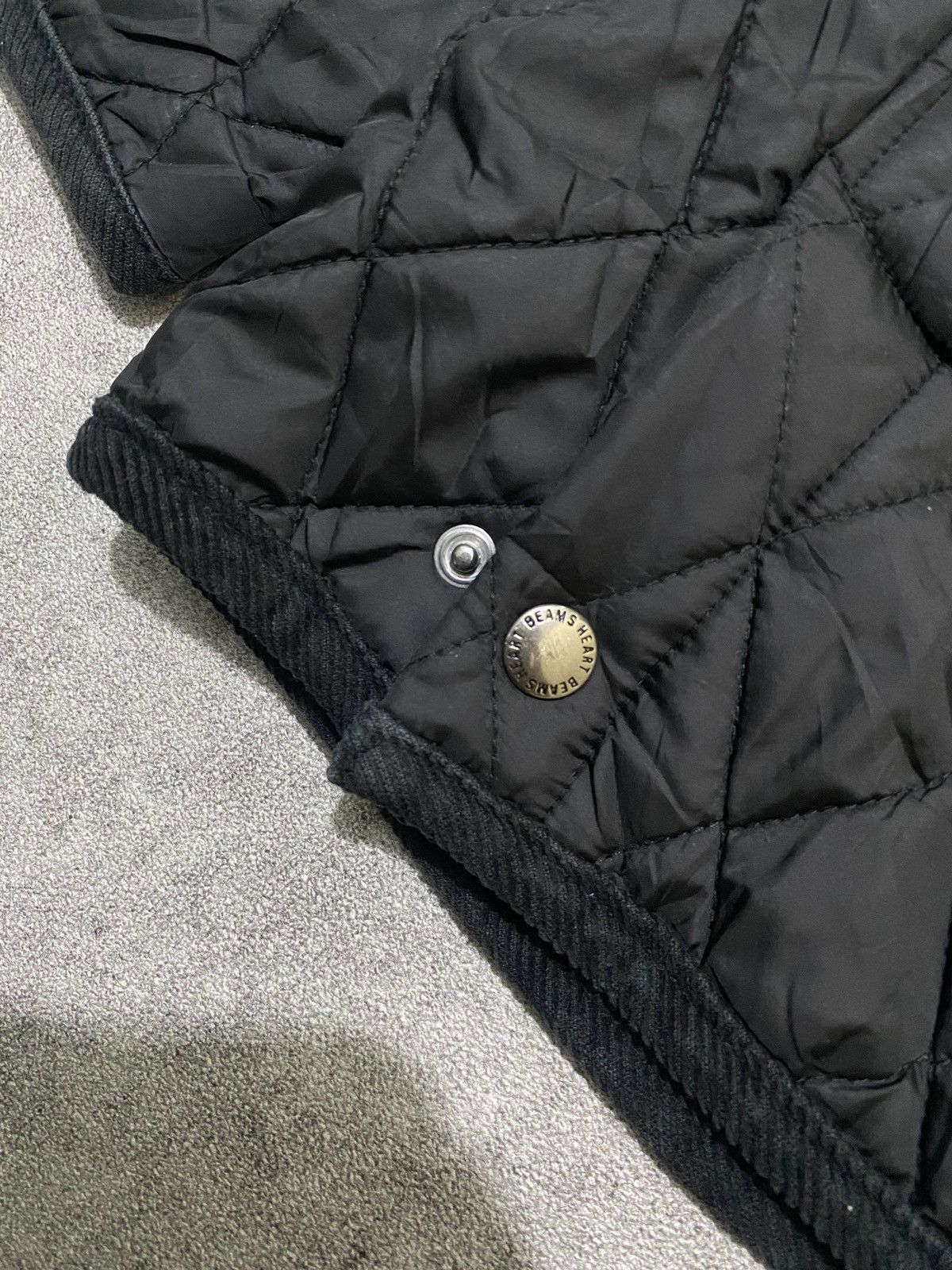 Beams Japan BEAMS HEART Quilted Black Jacket Size US M / EU 48-50 / 2 - 8 Thumbnail