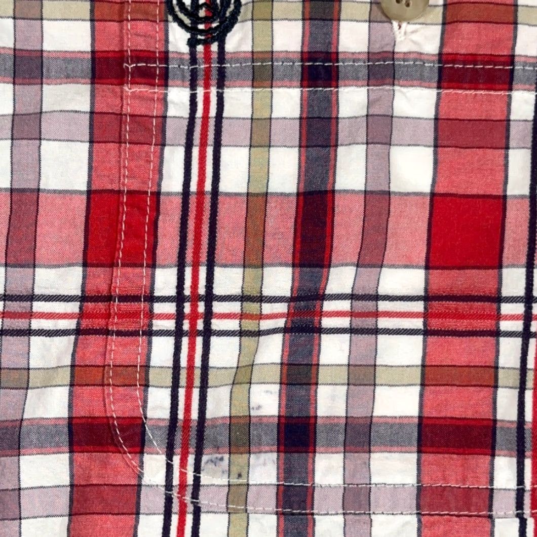 Wrangler Wrangler George Strait Shirt Adult XL Red Plaid Western Cowboy Music Shirt | Long Sleeve Button-Up Cotton with Pockets Size US XL / EU 56 / 4 - 5 Thumbnail
