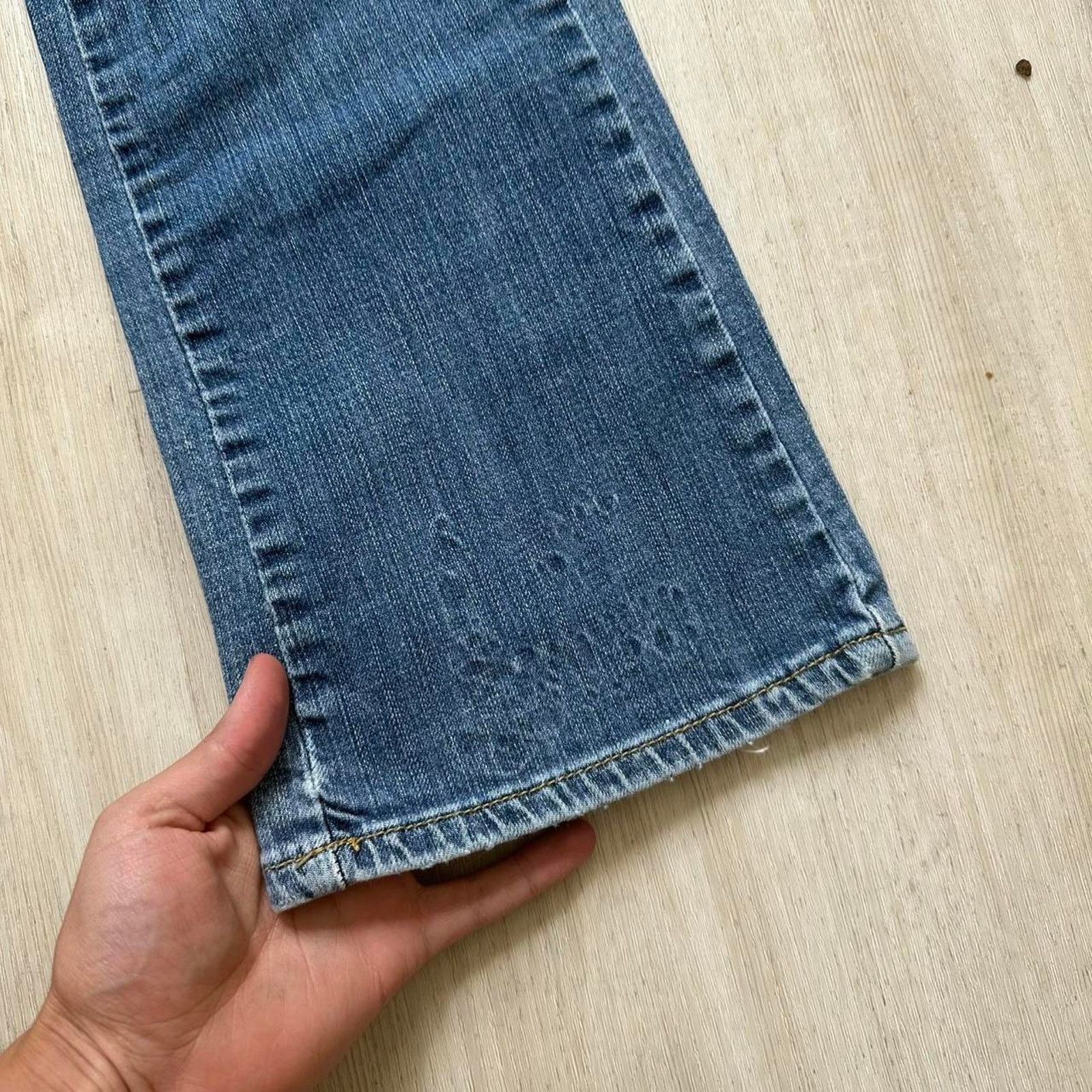 Vintage Vintage Y2K Studded Angel Low Rise Slim Denim Grunge Jean Size 29" - 4 Thumbnail