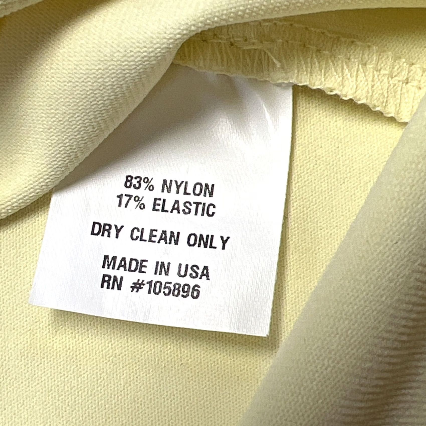 Vintage Worth Tank Tunic M Sleeveless Scoop Neck Knit A-Line Yellow Designer USA Women’s Minimalist Tank Top Size M / US 6-8 / IT 42-44 - 5 Thumbnail