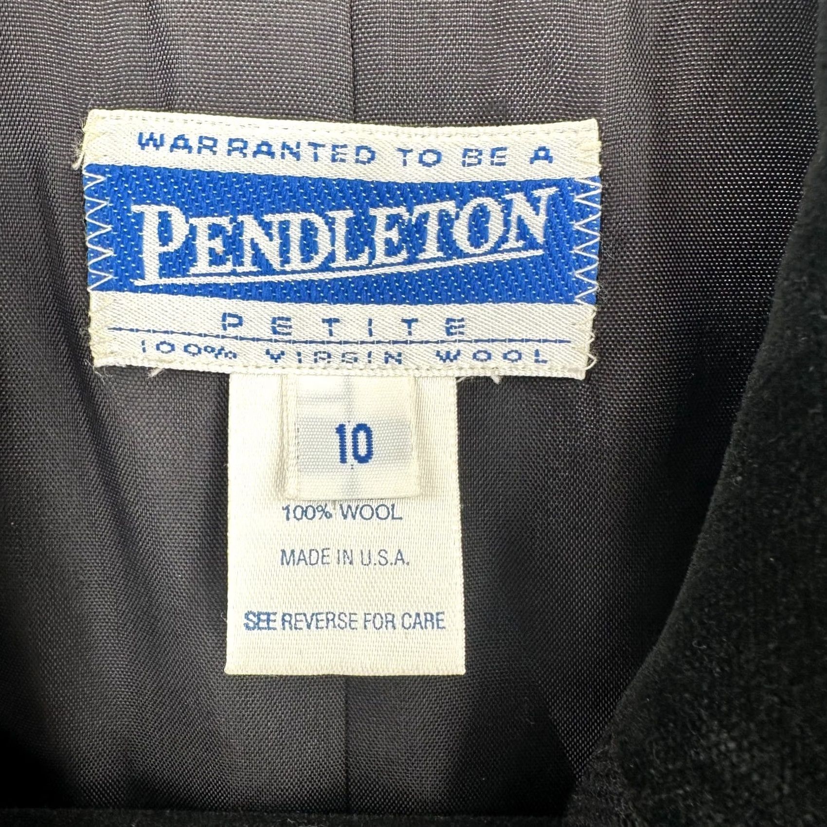 Pendleton Pendleton Blazer Jacket Women's 10 Multi Plaid Wool Notch Lapel Button Front Size L / US 10 / IT 46 - 5 Thumbnail