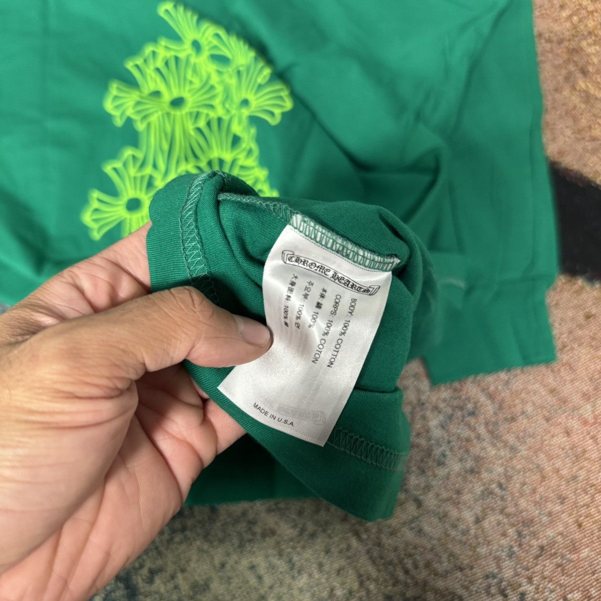 Chrome Hearts CHROME HEARTS CEMETERY CROSS LONG SLEEVE TEE GREEN Size US L / EU 52-54 / 3 - 8 Thumbnail