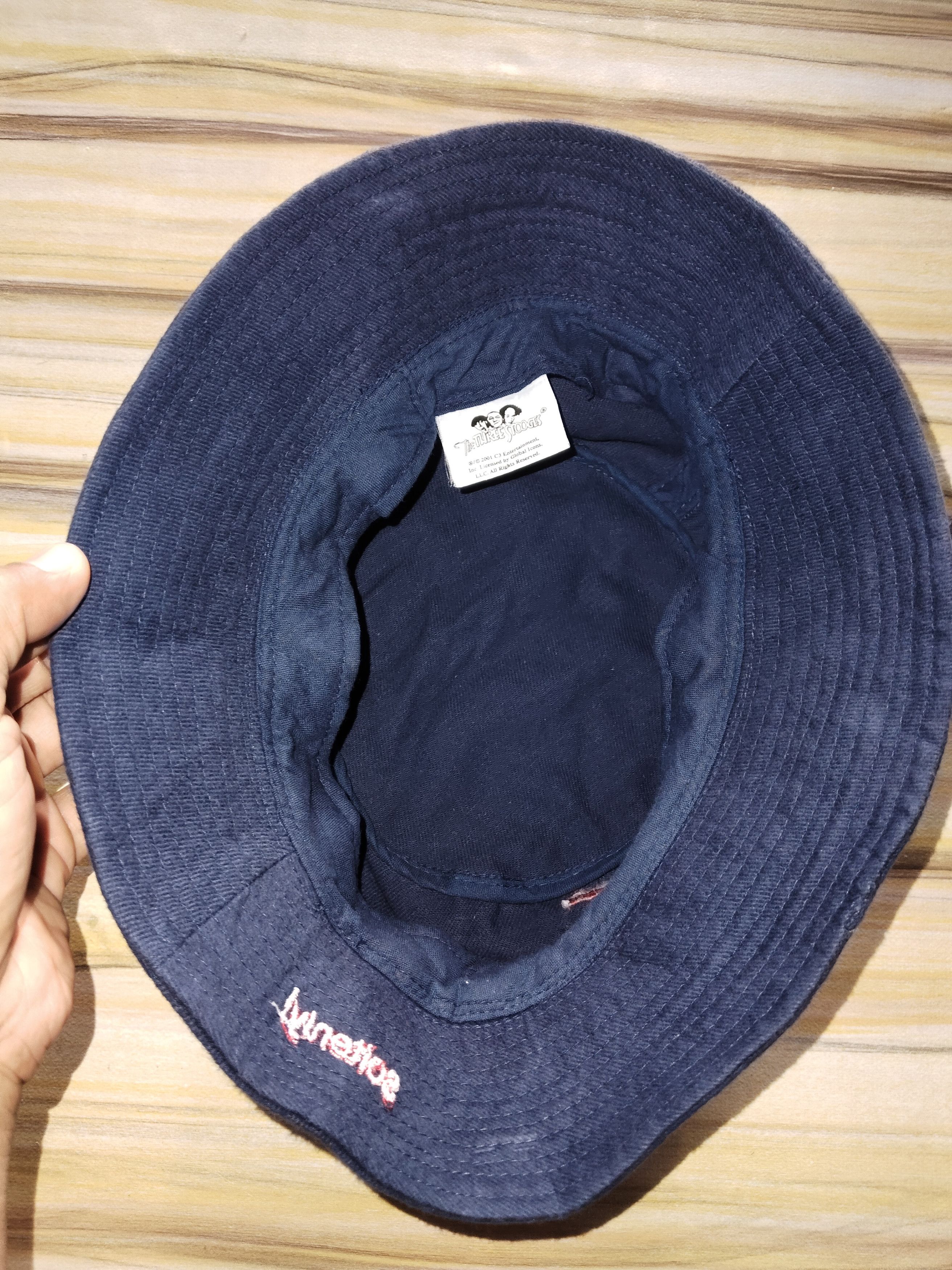 Vintage Vintage THE THREE STOOGES Bucket Hat Size ONE SIZE - 6 Thumbnail