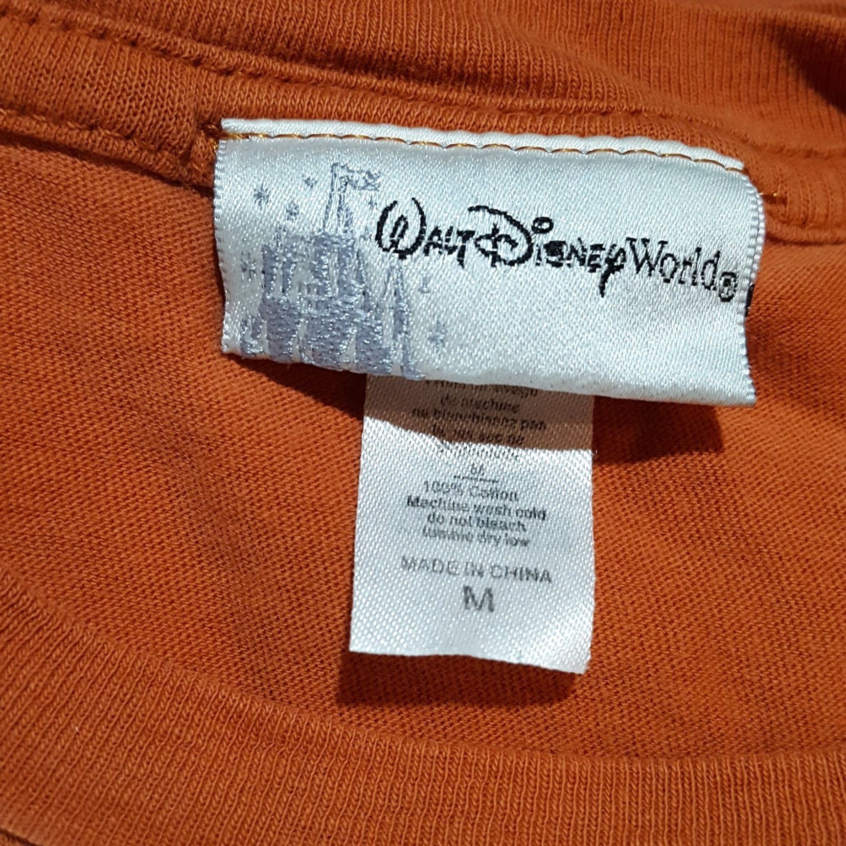 Disney Vintage Walt Disney World Soarin' Epcot Theme Park T-Shirt Men Medium Orange Cartoon Mickey Retro 90s Y2K Size US M / EU 48-50 / 2 - 5 Thumbnail