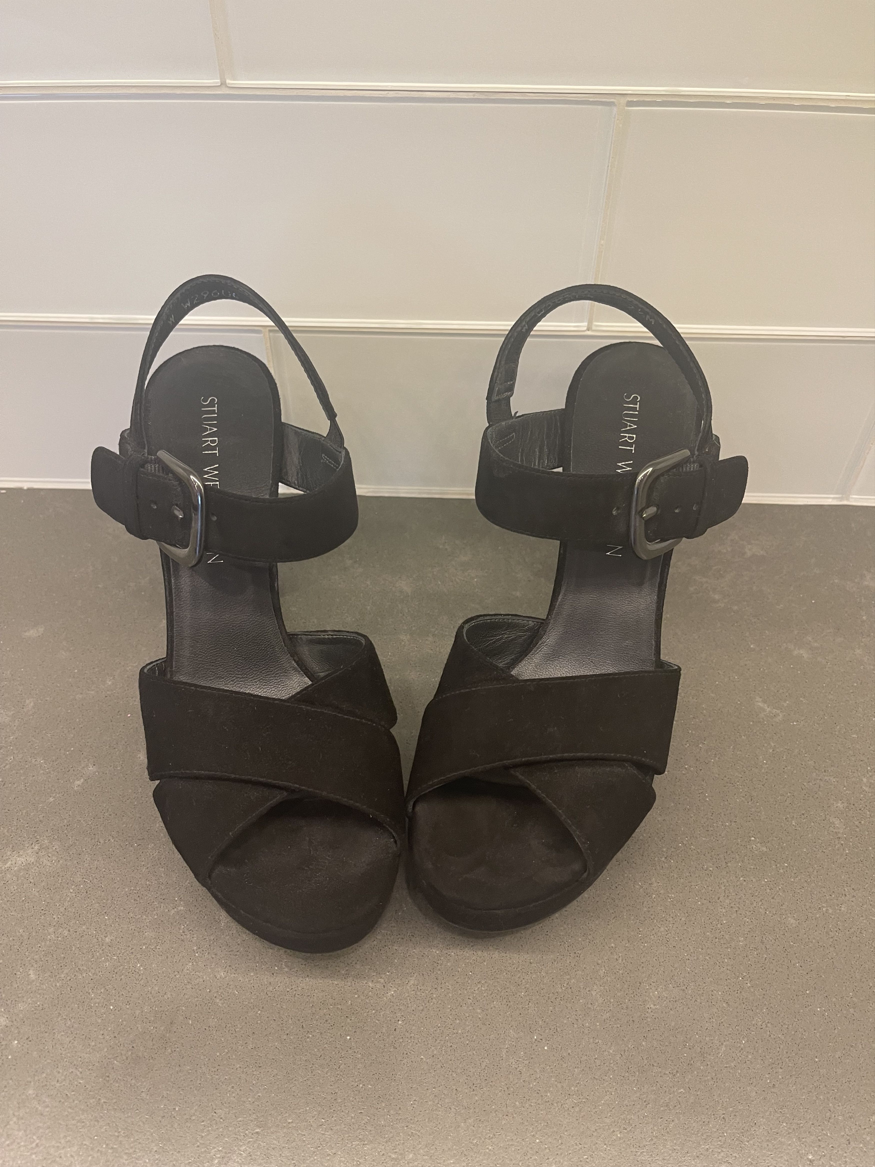 Black Velvet Heels