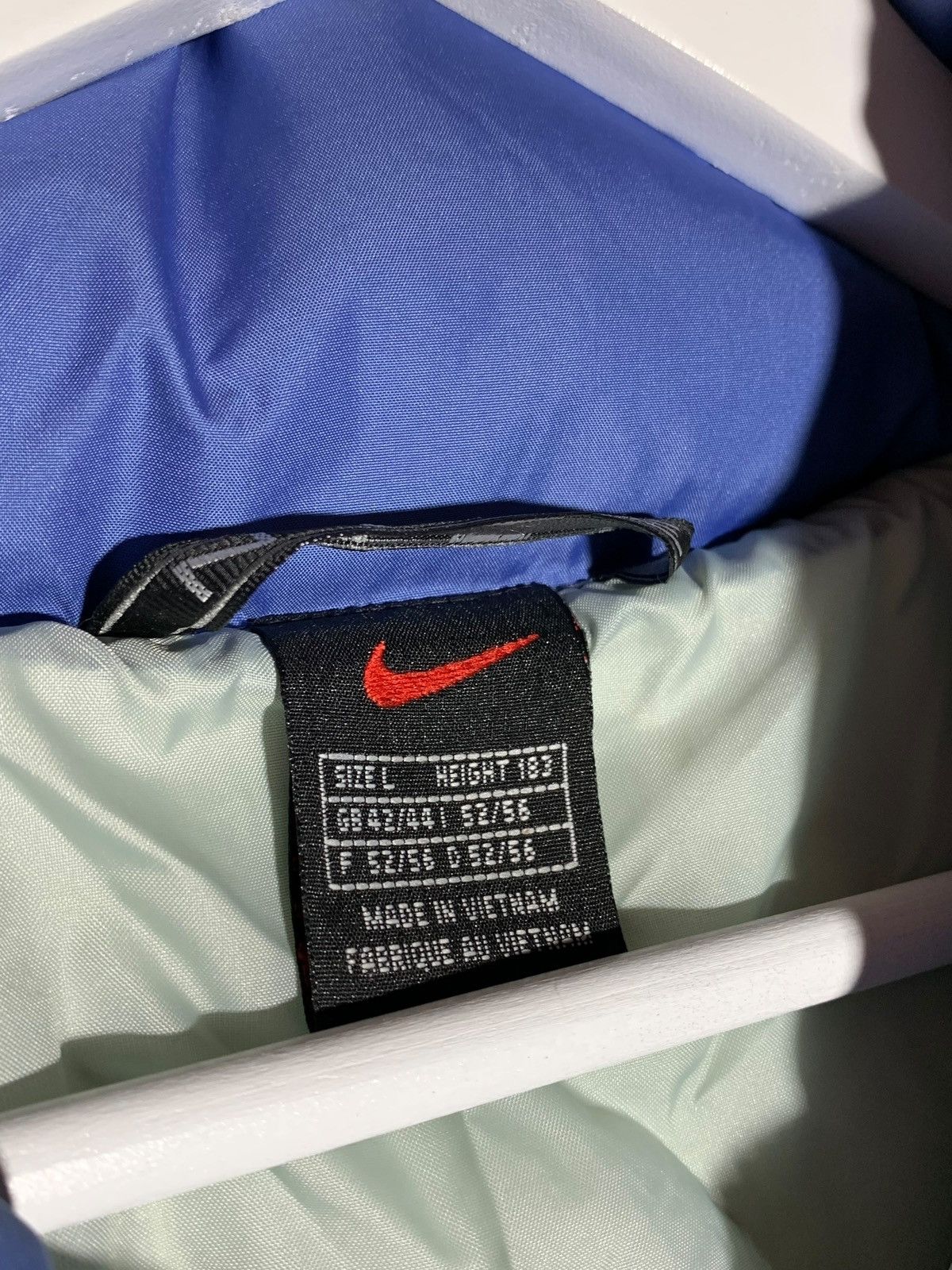 Nike × Vintage Vintage 90s Nike Down Puffer Men’s Jacket Size US L / EU 52-54 / 3 - 14 Thumbnail