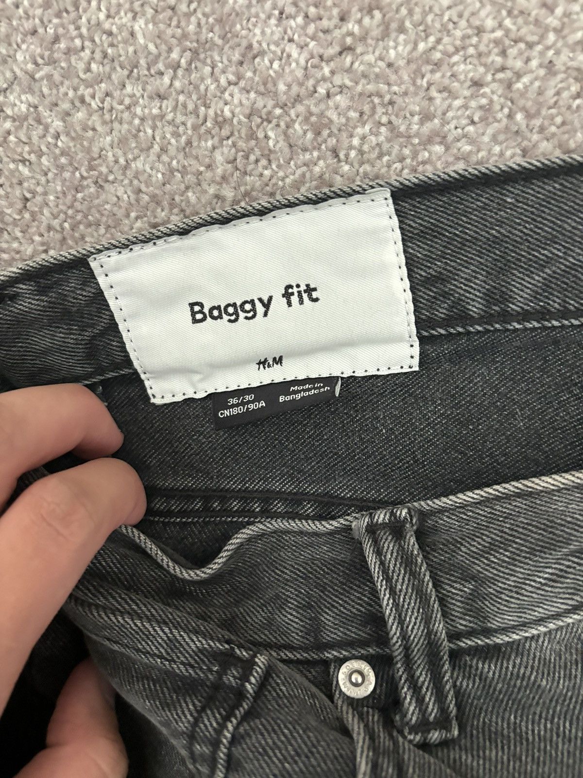 H&M H&M Baggy Jeans Size US 36 / EU 52 - 2 Thumbnail
