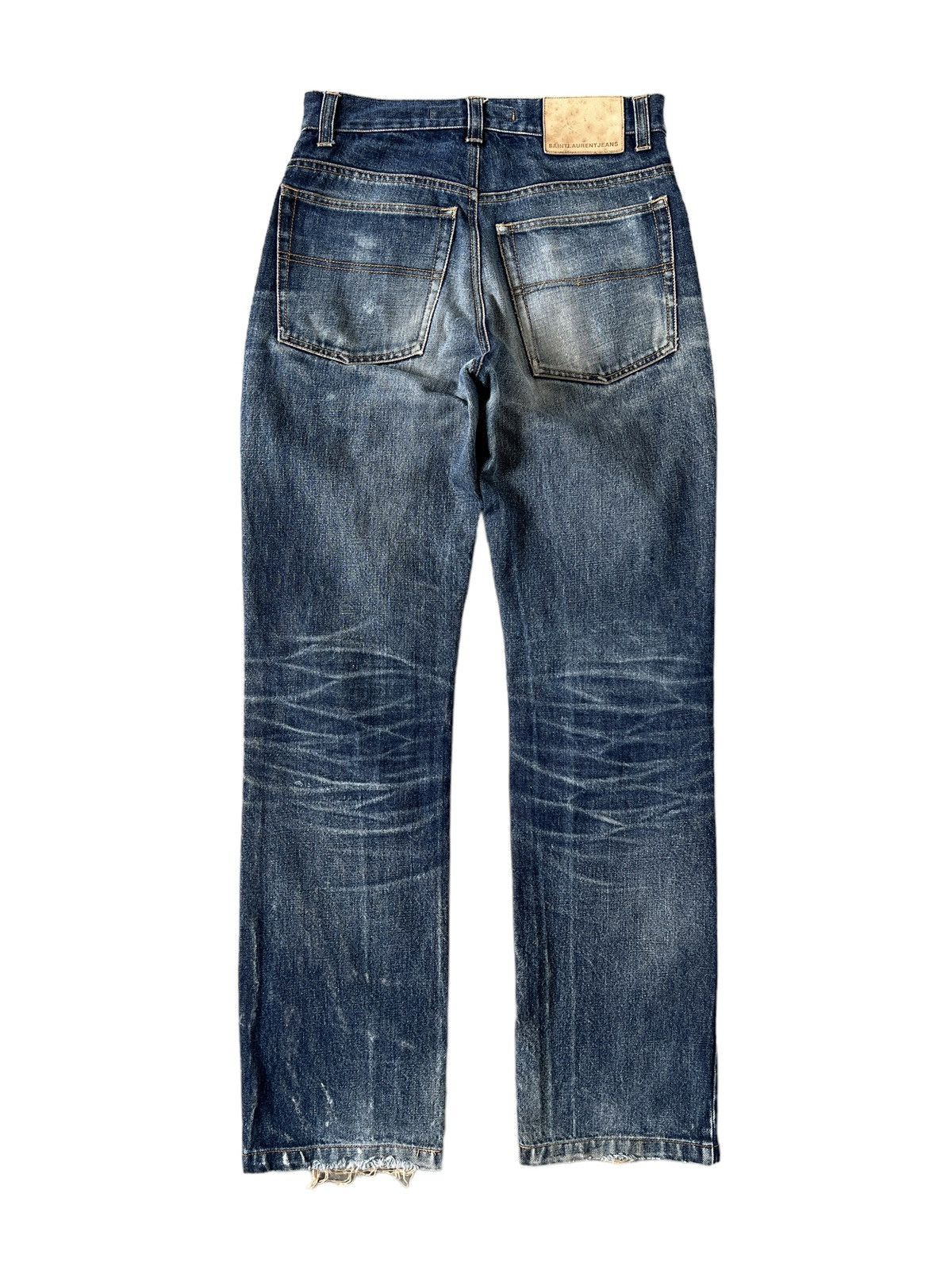 Yves Saint Laurent Saint Laurent Jeans Raw Aging Fading Size US 28 / EU 44 - 3 Thumbnail