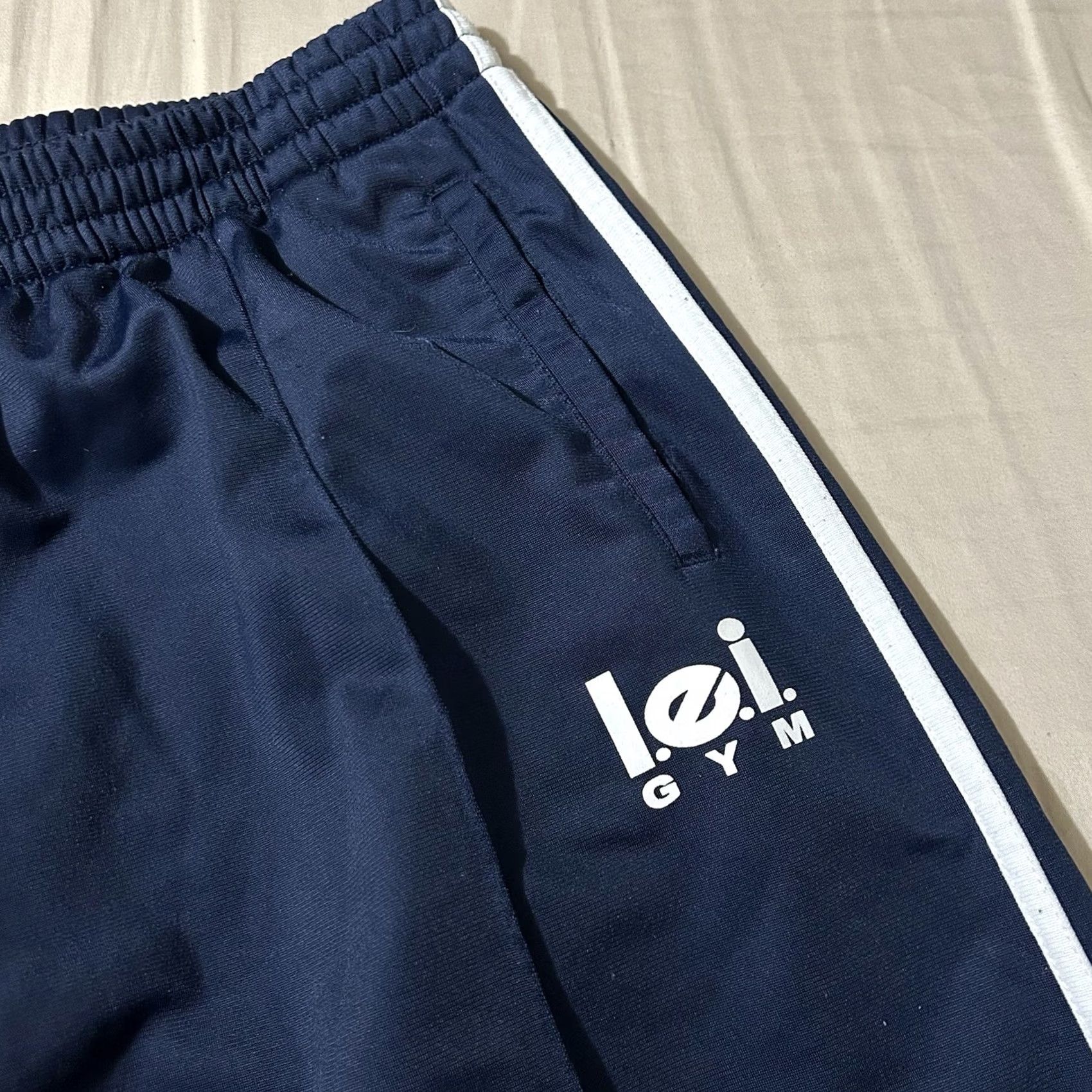 L.E.I. VINTAGE LEI Track Pants Womens Navy XL Baggy Pleated Y2K Gym Activewear You Know? Size 40" / US 18 - 2 Thumbnail