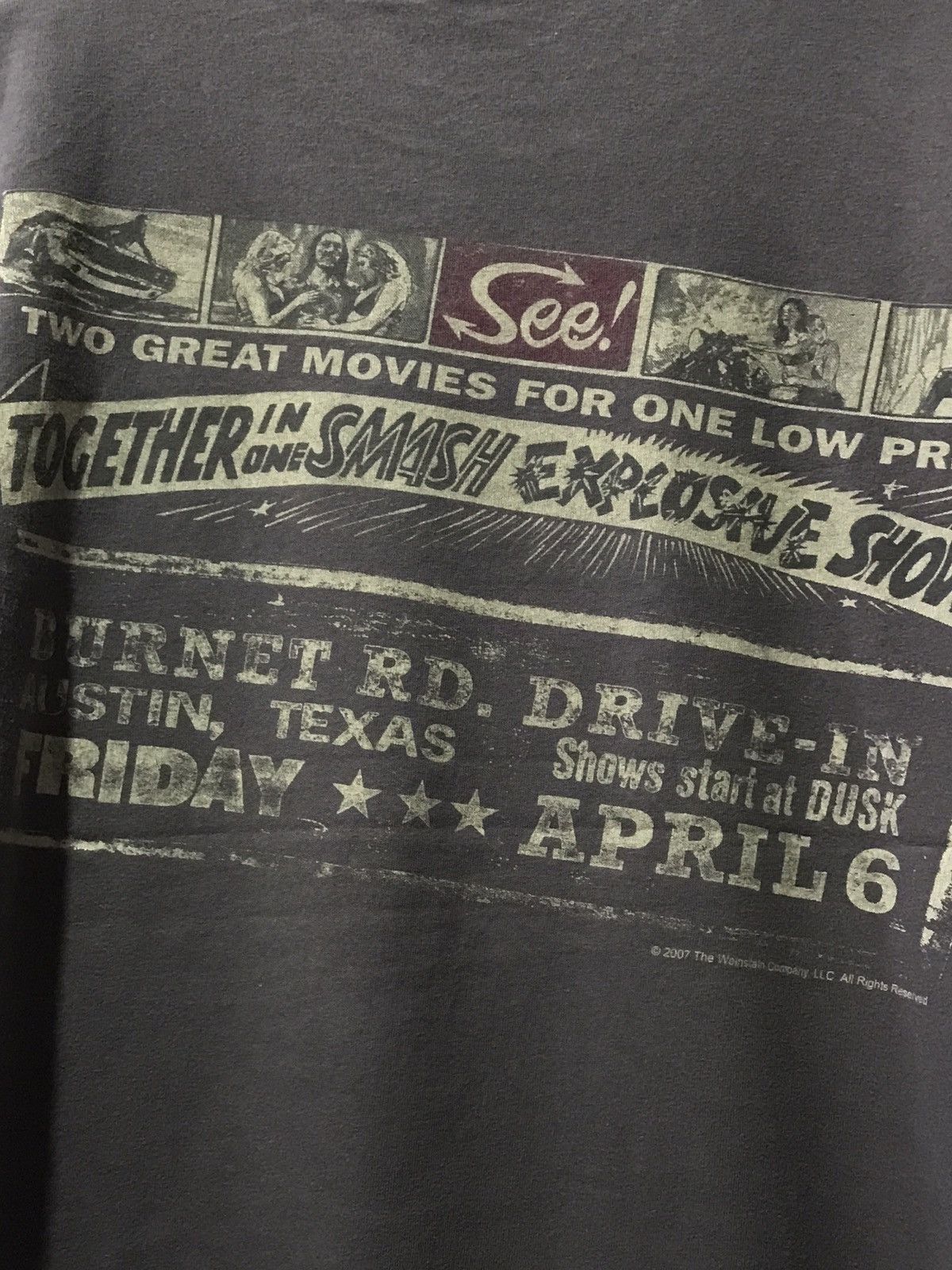 Anvil × Vintage Vintage New Grindhouse L Death Proof Planet Terror T-Shirt Size US L / EU 52-54 / 3 - 4 Thumbnail
