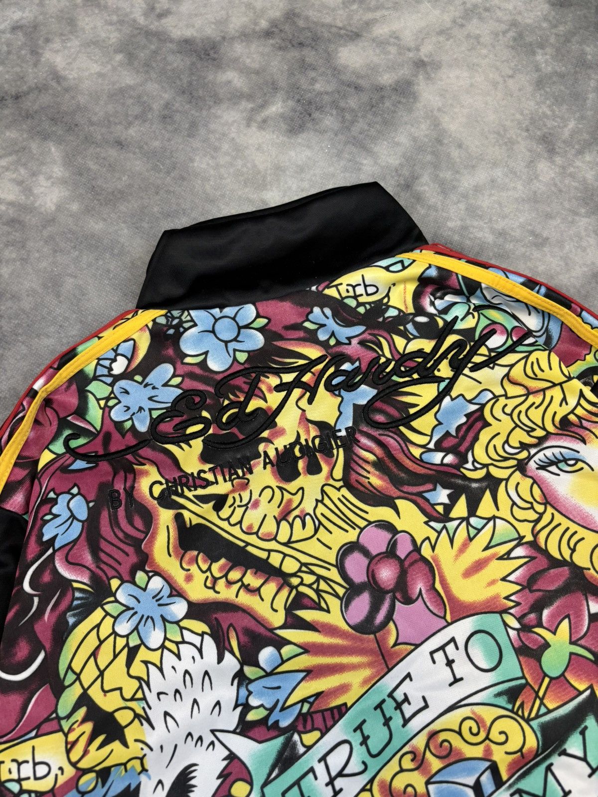 Christian Audigier × Ed Hardy × Vintage Vintage Ed Hardy Zip sweatshirt light jacket y2k big logo Size US L / EU 52-54 / 3 - 6 Thumbnail