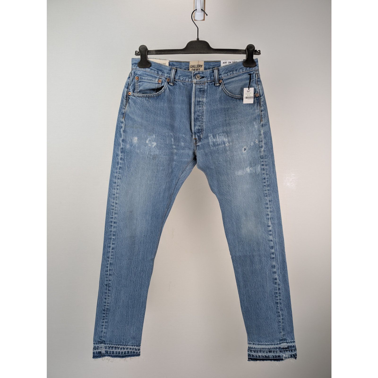 Gallery Dept. o1rshd1 Denim Jean Pants in Indigo Blue Size US 30 / EU 46 - 1 Thumbnail