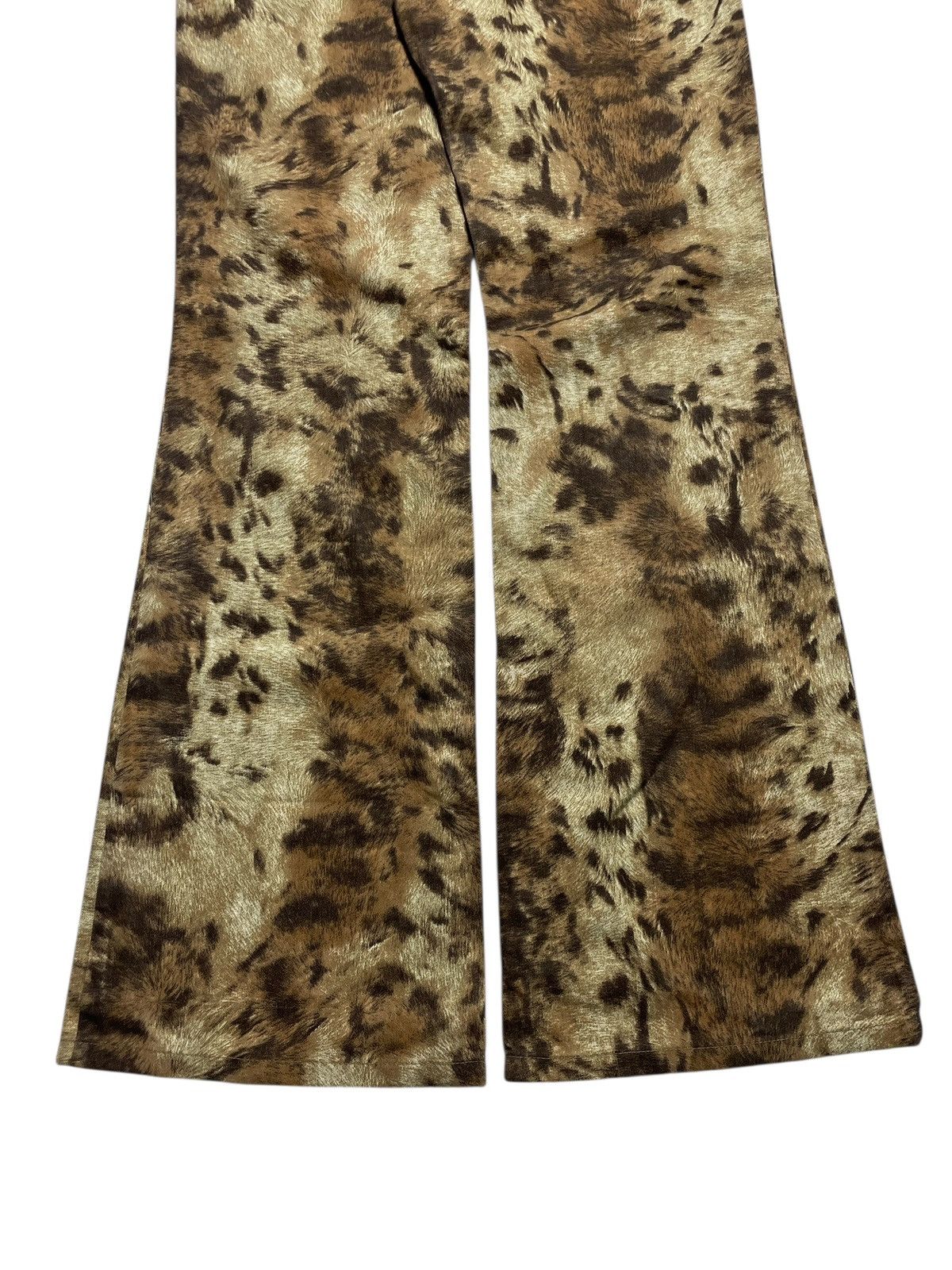 Tornado Mart 2000’s Grace Continental - Leopard Print Flared Pants Size US 29 - 11 Thumbnail
