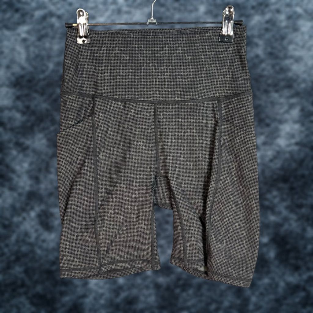Varley Varley Womens XS Gray Patterned Biker Shorts Athletic Gym Size 26" / US 2 / IT 38 - 1 Thumbnail