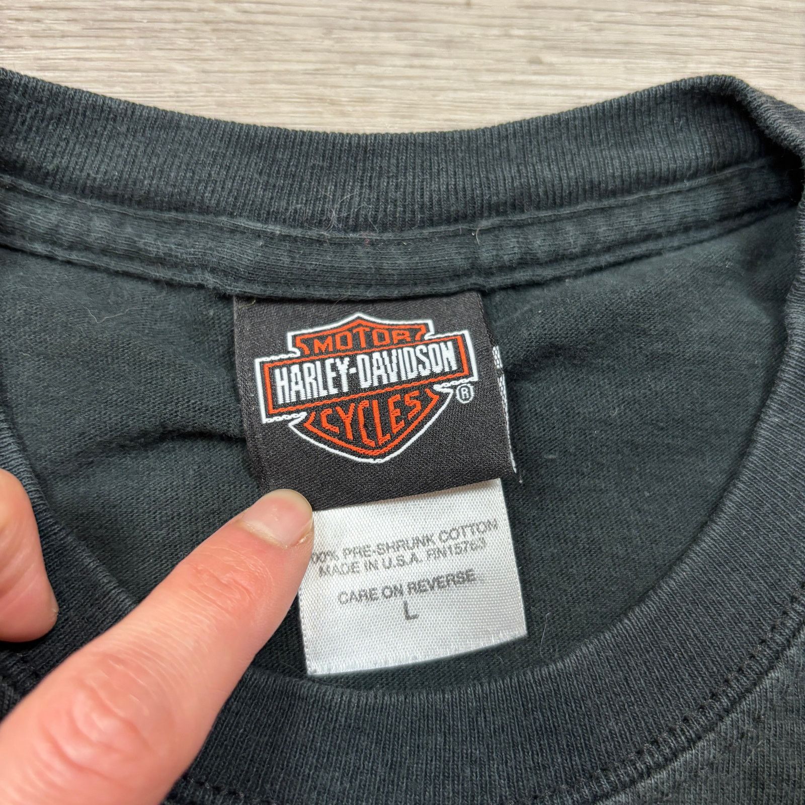 Harley Davidson × Vintage Vintage 2004 Harley Davidson Motorcycles Pocket Shirt Mens L Size US L / EU 52-54 / 3 - 5 Thumbnail