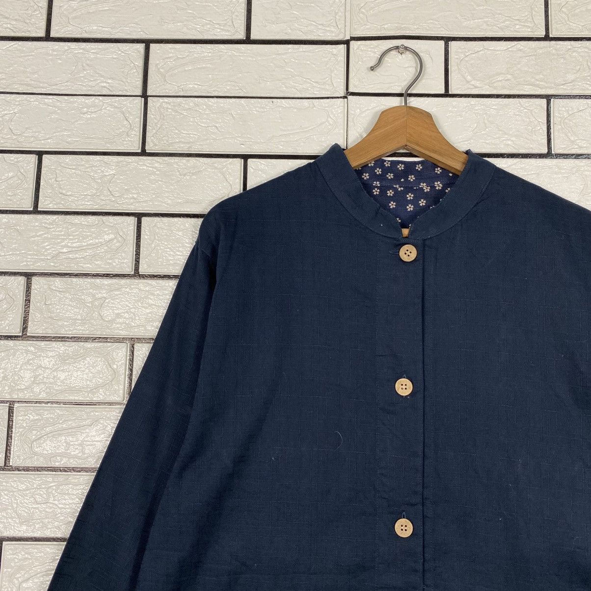 Japanese Brand 📌Vintage Indigo Kimono Japan Cardigan Jacket Issey Miyake Size US M / EU 48-50 / 2 - 8 Thumbnail