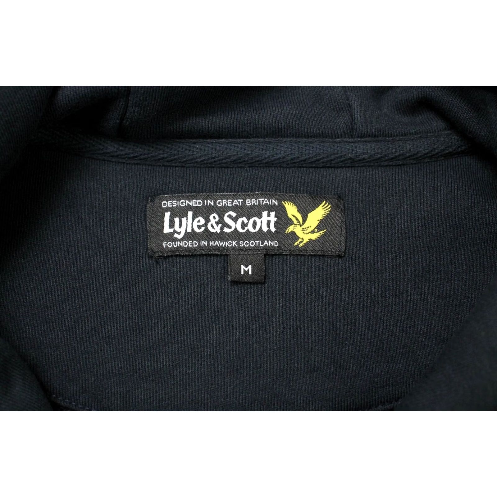 Lyle & Scott Lyle & Scott Hoodie Men's MEDIUM Pullover Kangaroo Pocket Logo Dark Blue Size US M / EU 48-50 / 2 - 7 Thumbnail