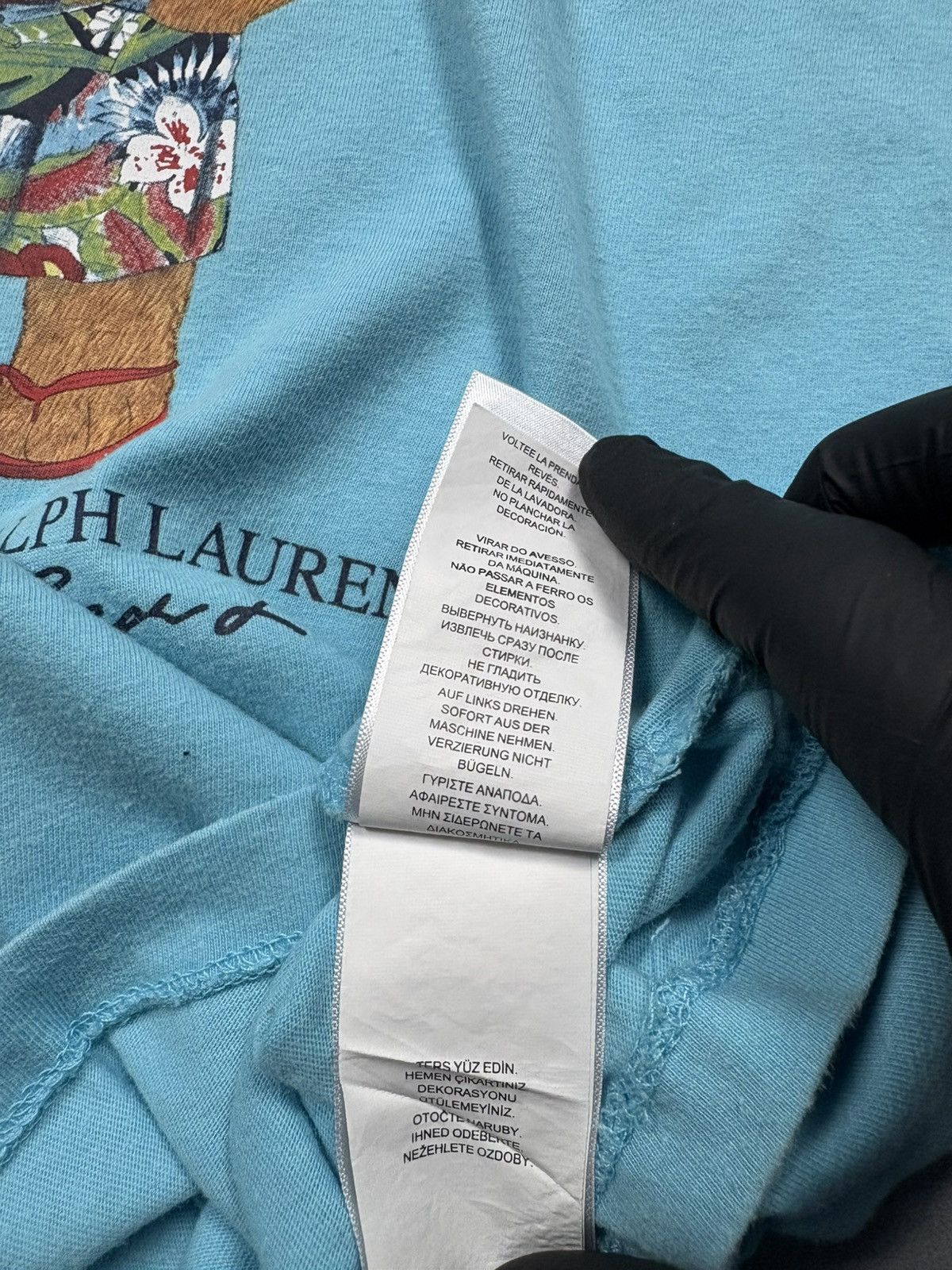 Polo Ralph Lauren Polo Ralph Lauren Beach Bear Graphic Tee Blue Size S Classic Size US S / EU 44-46 / 1 - 15 Thumbnail