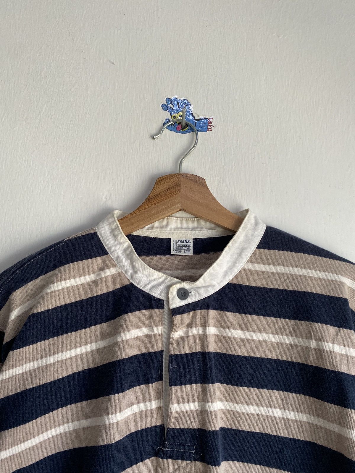 BARNS OUTFITTERS × Japanese Brand Barns Outfitter Polo Rugby Tee Size US L / EU 52-54 / 3 - 2 Thumbnail
