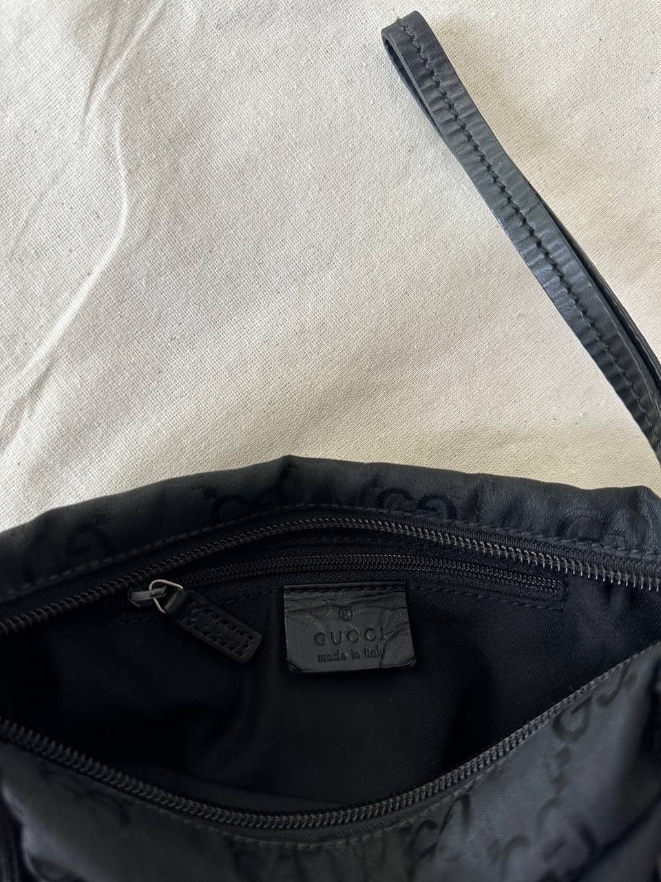 Gucci Gucci Nylon Black GG Bag Size ONE SIZE - 8 Thumbnail