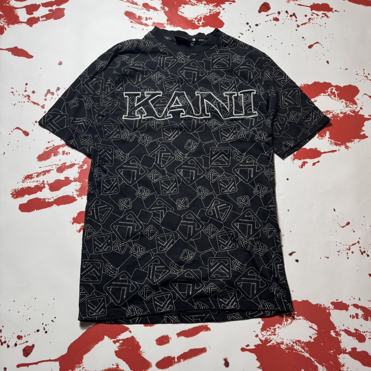Karl Kani × Vintage vintage 90s big logo monogrammed karl kani t shirt Size US S / EU 44-46 / 1 - 1 Thumbnail