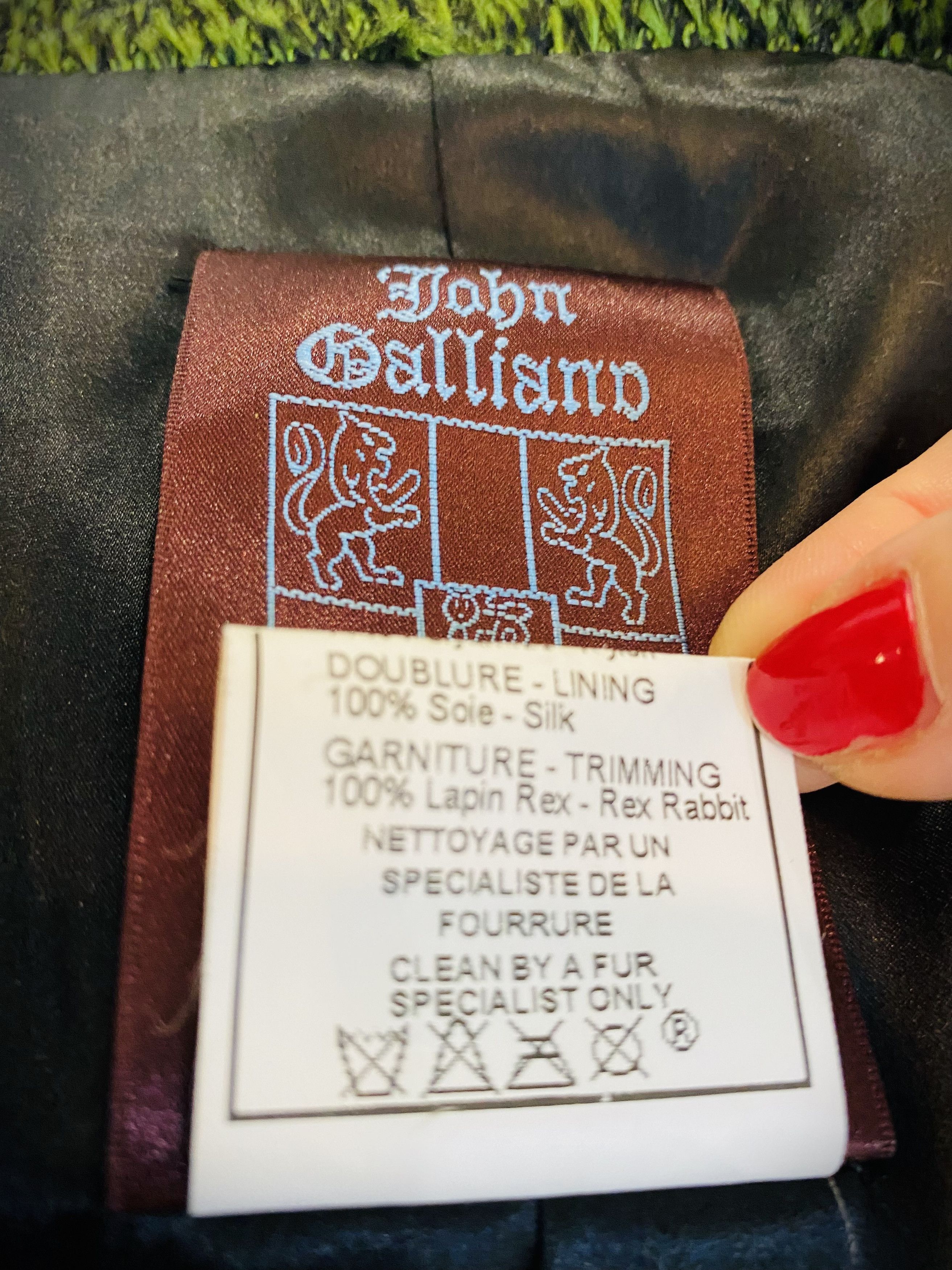 John Galliano JOHN GALLIANO F/W 2000 Rabbit Fur Runway Trimmed Jacket Coat Size M / US 6-8 / IT 42-44 - 14 Thumbnail