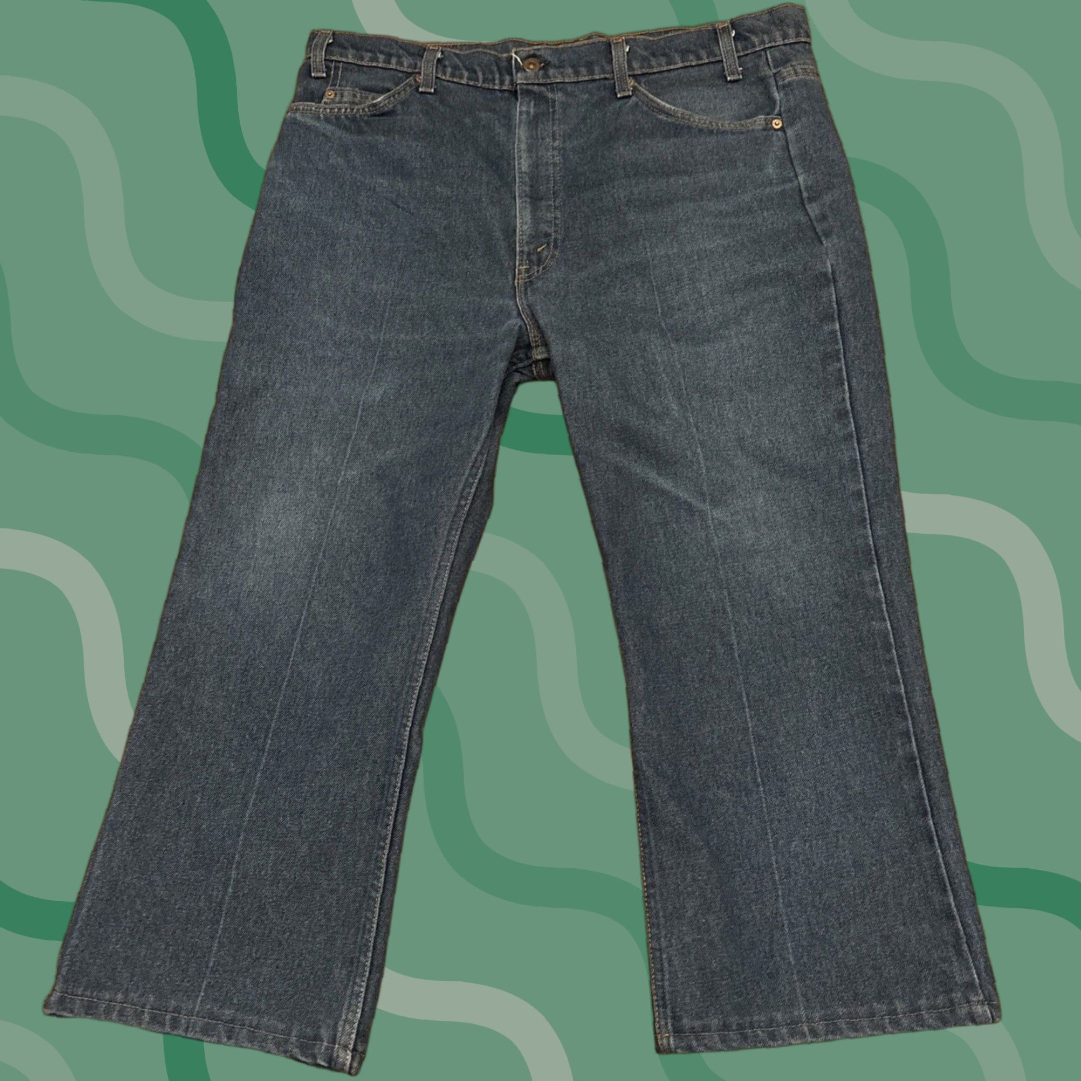 Levi's VINTAGE Levi's 575 Orange Tag Jeans 36x22 Blue Straight Mens Size US 36 / EU 52 - 1 Thumbnail