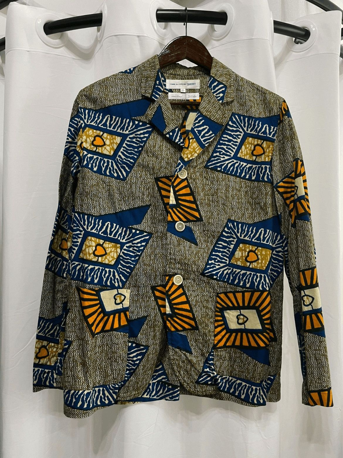 Comme des Garcons SHIRT Comme Des Garcons Shirt Pattern Jacket Size US S / EU 44-46 / 1 - 1 Thumbnail
