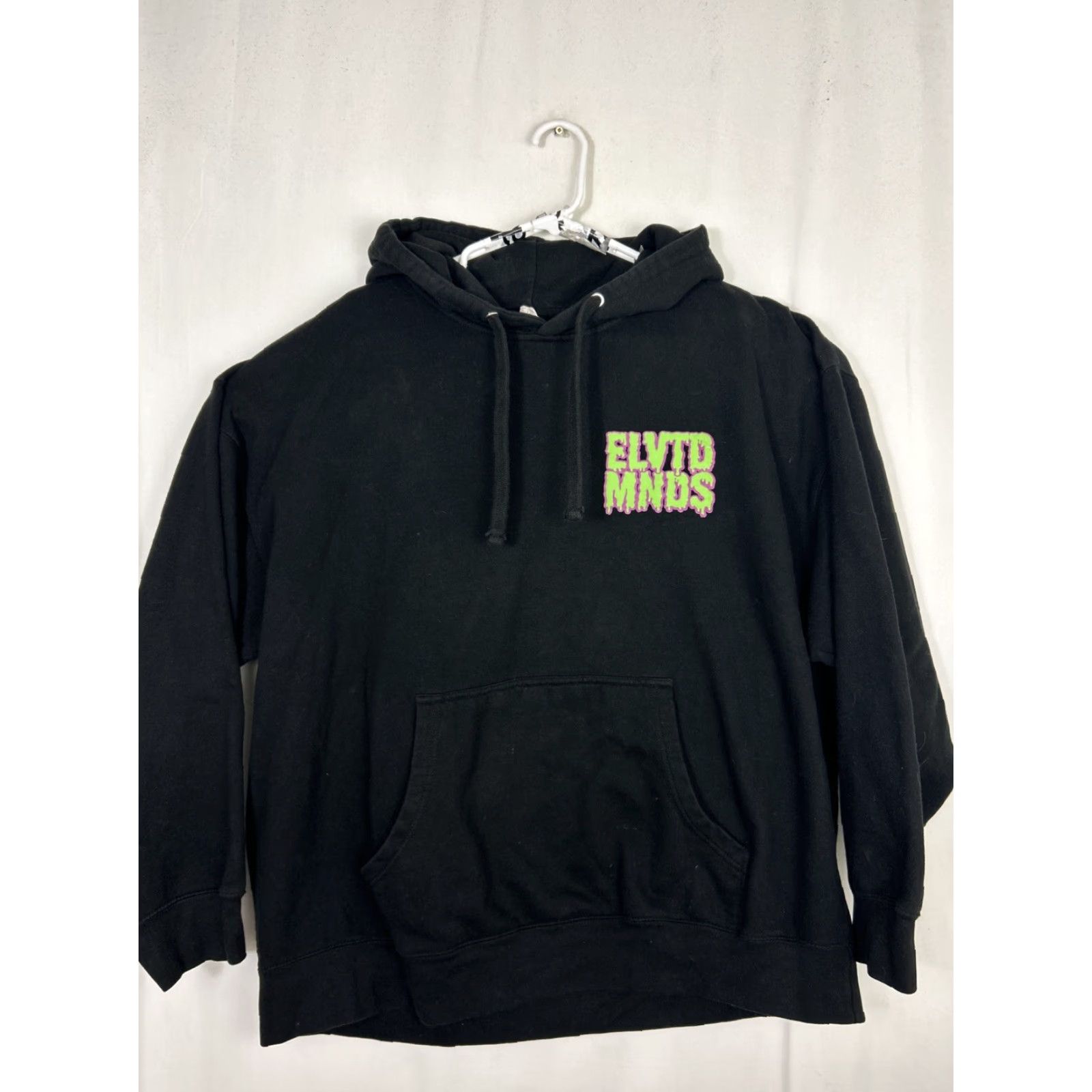 Vintage Elvtd Minds Mens XL Black "Speak No Evil" Graphic Hoodie Size US XXL / EU 58 / 5 - 2 Thumbnail