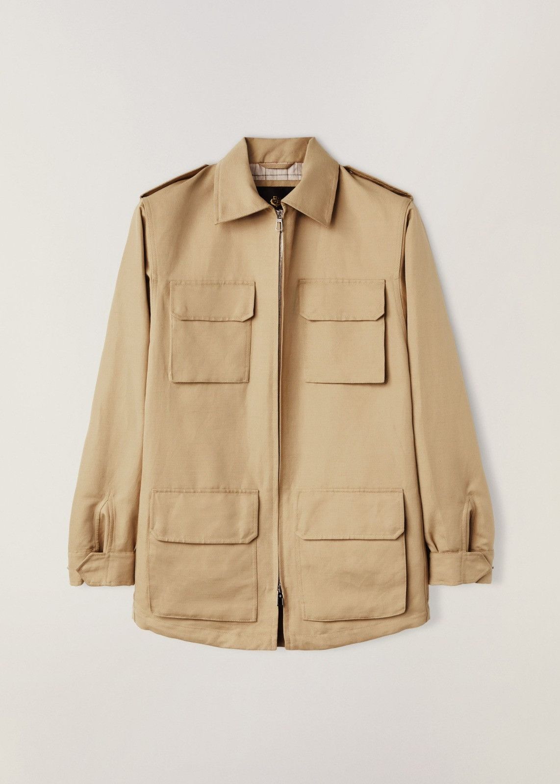 Loro Piana o1srvl11e0924 Nauro Jacket in Beige Size US M / EU 48-50 / 2 - 1 Thumbnail
