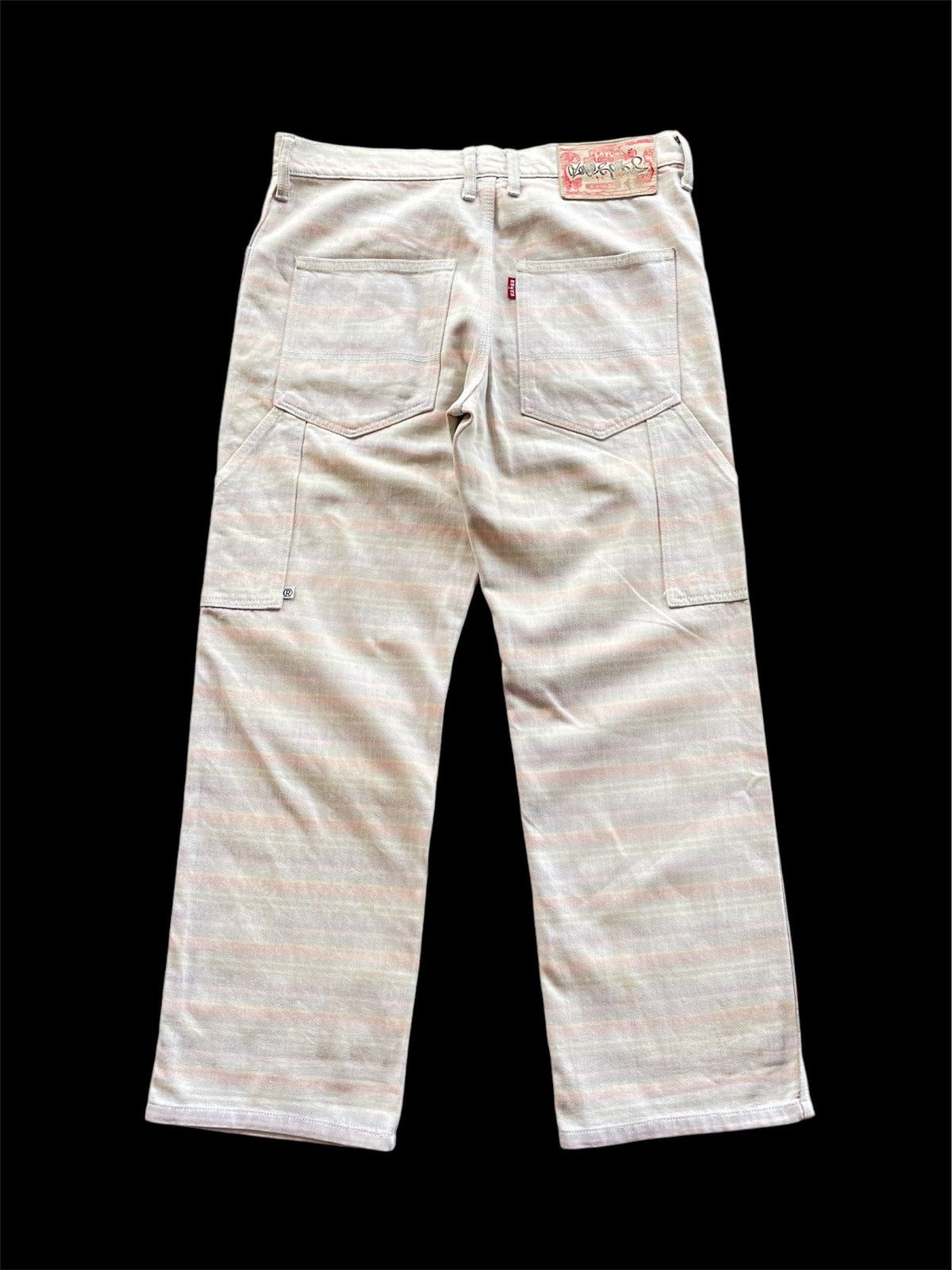 Japanese Brand × Vintage OZONE ROCKS CARPENTER RAINBOW JEANS Size US 34 / EU 50 - 5 Thumbnail
