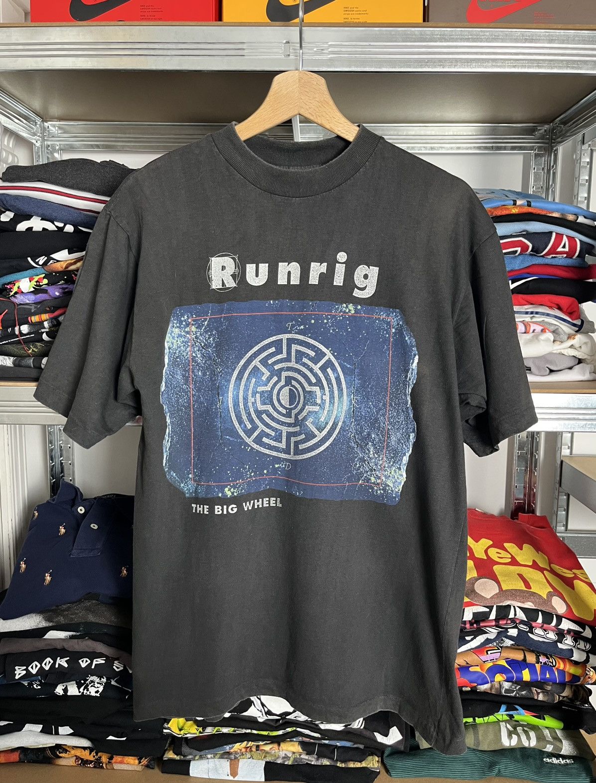 Band Tees × Vintage Vintage Runrig t shirt 1991 Single Stitch Size US M / EU 48-50 / 2 - 1 Thumbnail