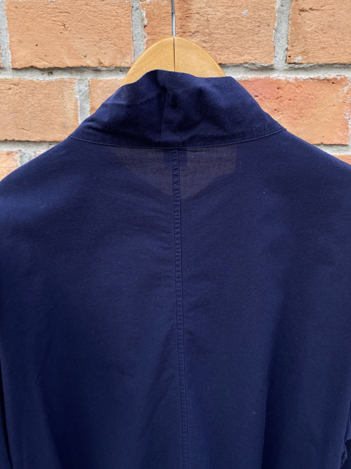 Y's Y's Yohji Yamamoto Blue Mandarin Collar Shirt Size US M / EU 48-50 / 2 - 4 Thumbnail