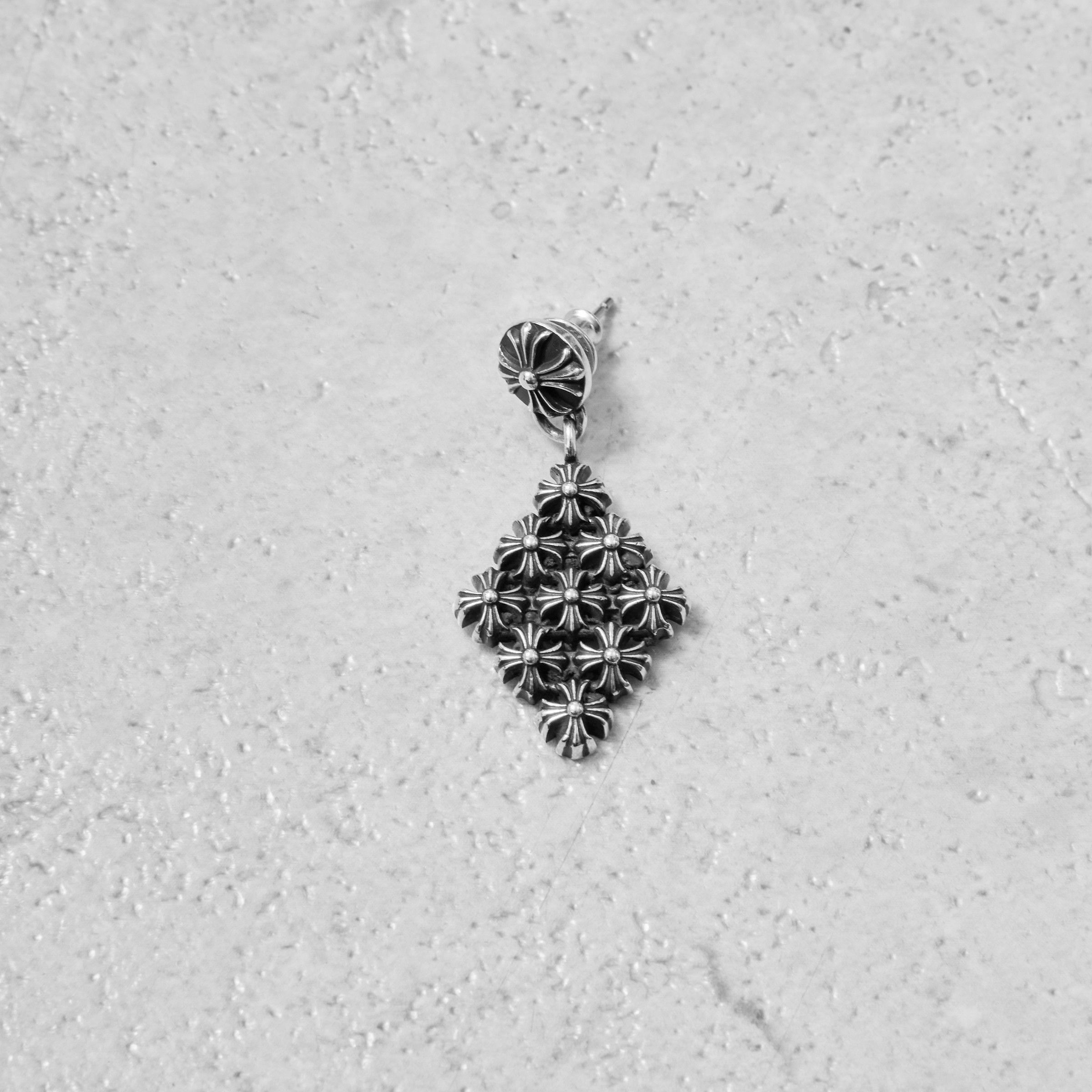 Chrome Hearts CHROME HEARTS HOOP PLUS PUNK TINY EARRING SILVER Size ONE SIZE - 1 Thumbnail