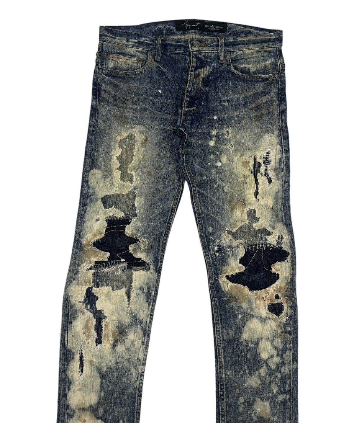 Fagassent Toshiki Aoki × Undercover 🔥DISTRESSED DENIM FAGASSENT TOSHIKI AOKI UNDERCOVER STYLE Size US 32 / EU 48 - 3 Thumbnail