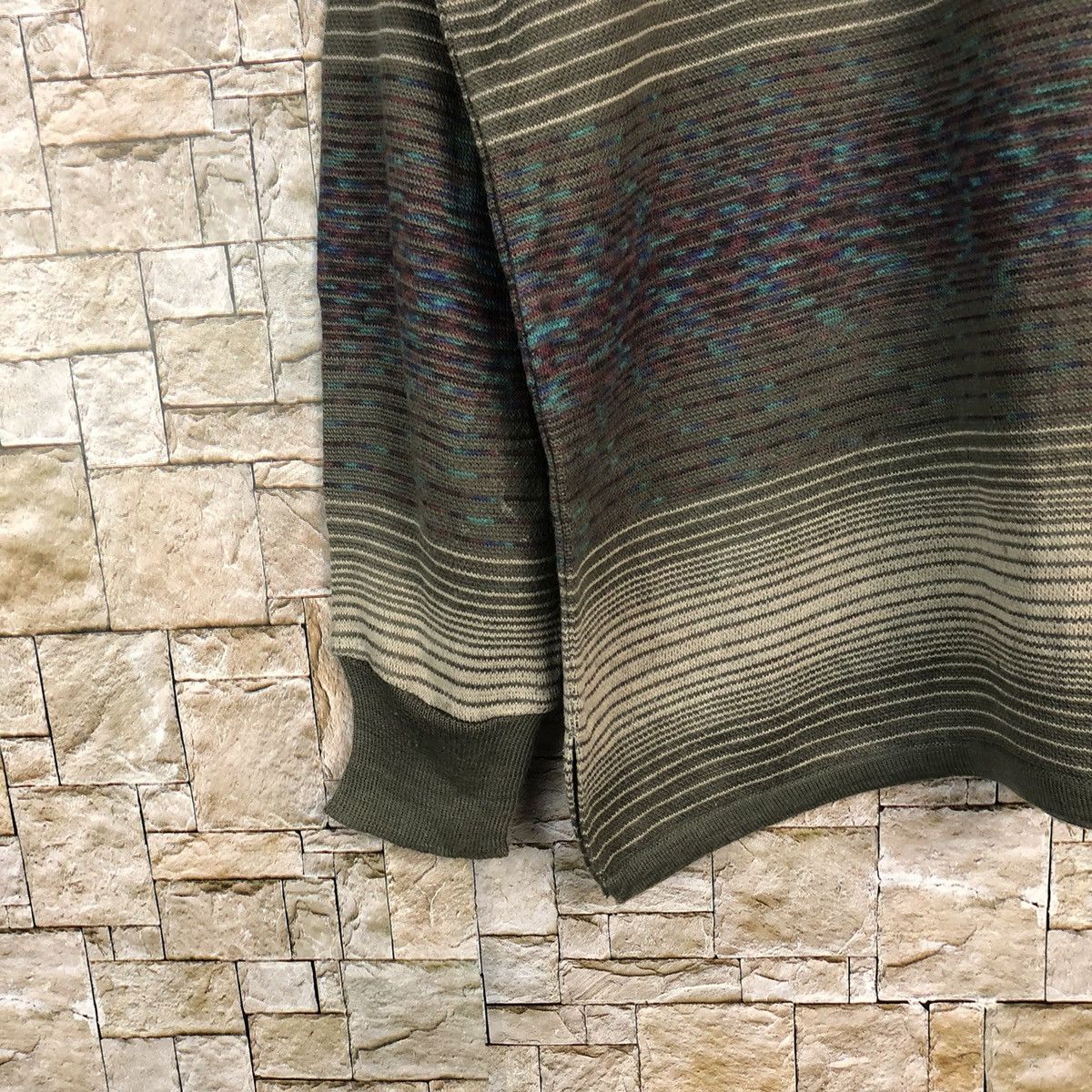 Homespun Knitwear × Japanese Brand Pursuit De Ideal Green Knitwear #A897 Size M / US 6-8 / IT 42-44 - 7 Thumbnail