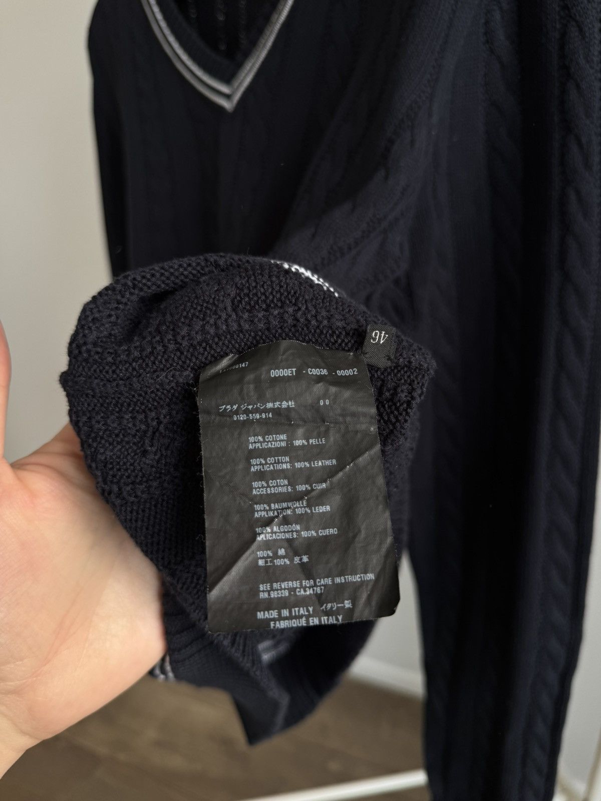 Prada Prada Cotton Sweater Size US M / EU 48-50 / 2 - 5 Thumbnail