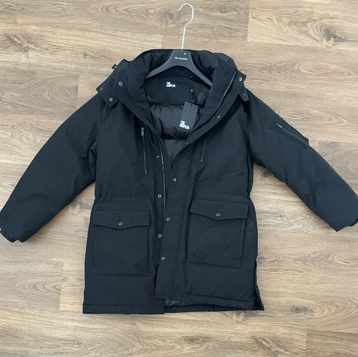 The Kooples Black Hooded Parka - The Kooples Size US M / EU 48-50 / 2 - 13 Thumbnail