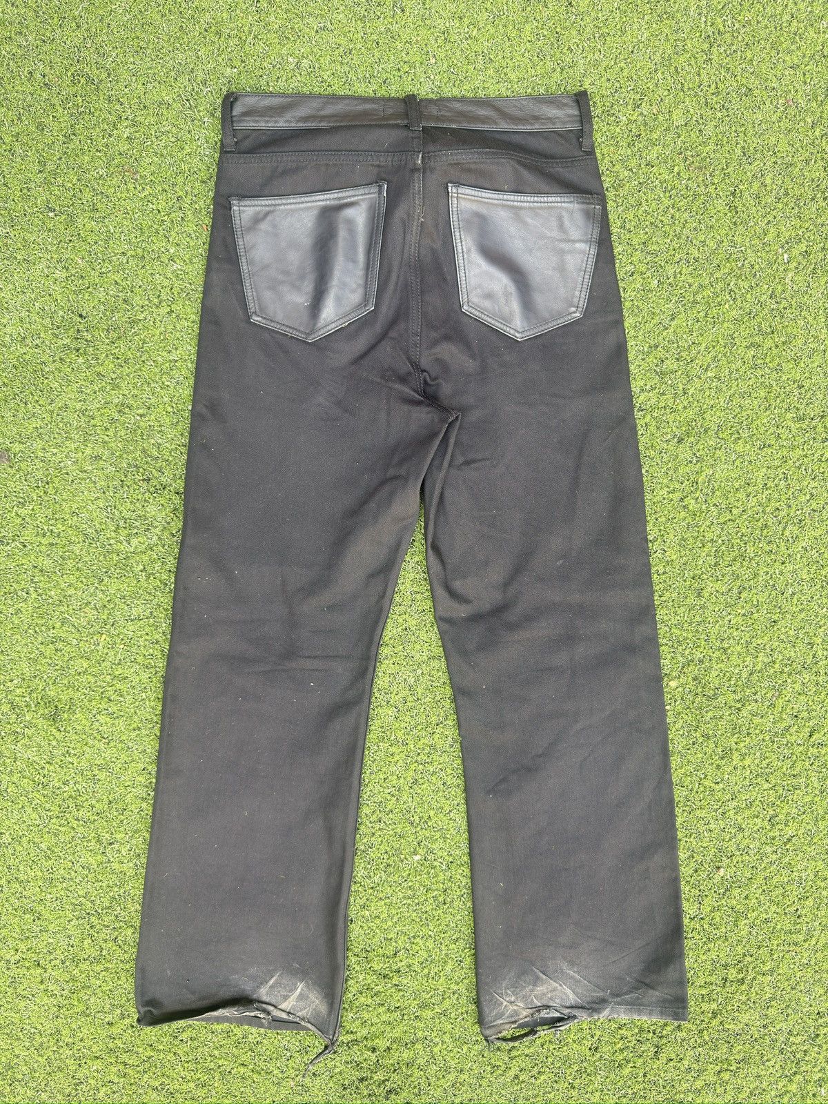Somar SOMAR AHAB DENIM JEANS (RAW) Leather Waistband Size US 30 / EU 46 - 4 Thumbnail