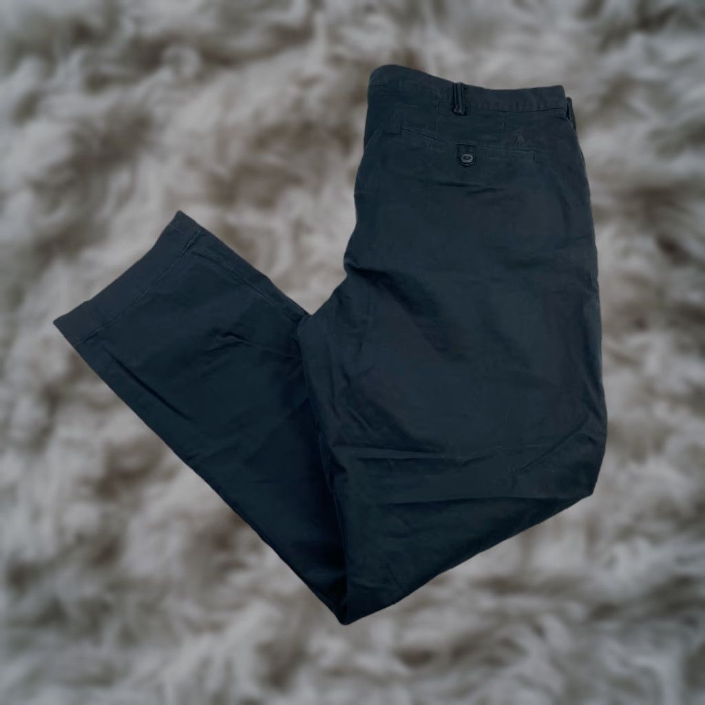 Polo Ralph Lauren Men's Slim Stretch Chino Pants Flat Front Black 40x30 - Cotton Spandex